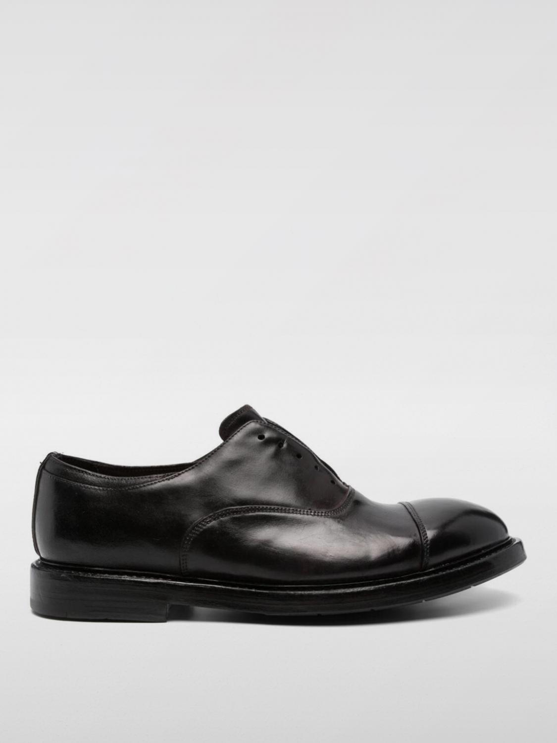 Premiata Lace-up Leather Derby Shoes In Burgunderrot
