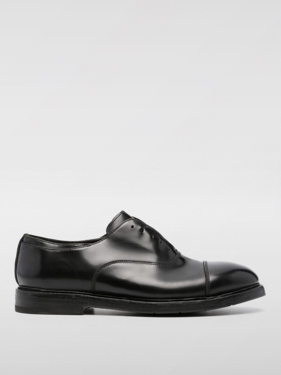 Premiata Lace-up Leather Derby Shoes In Schwarz