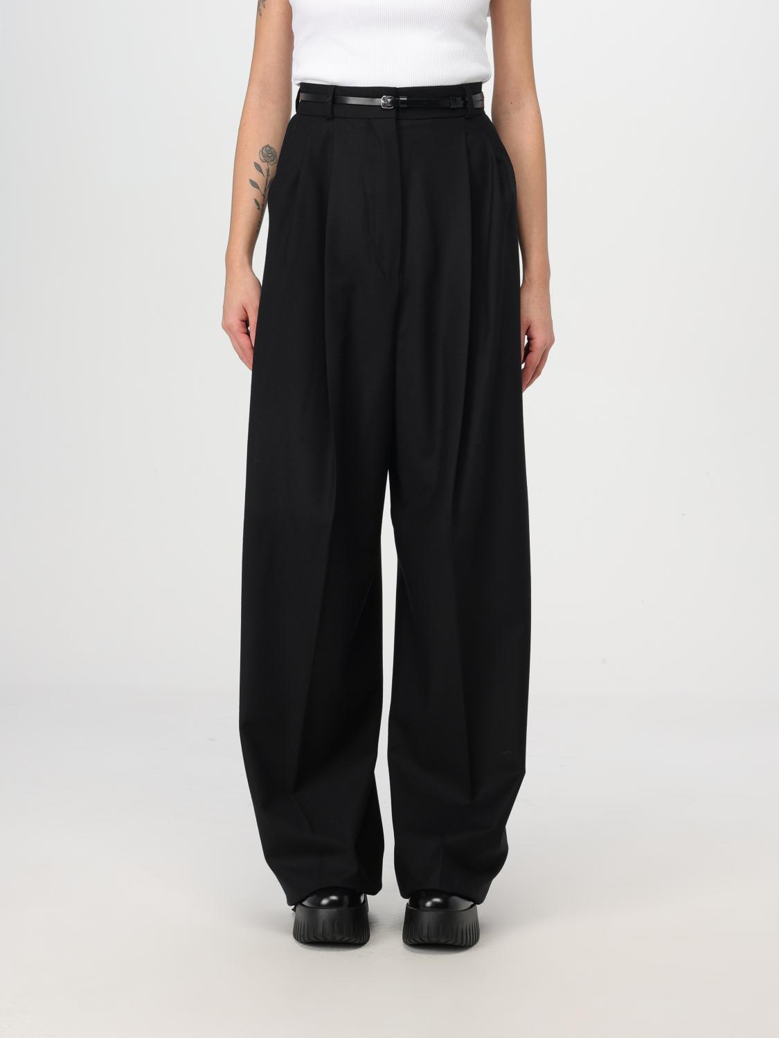 Sportmax Trousers In Schwarz