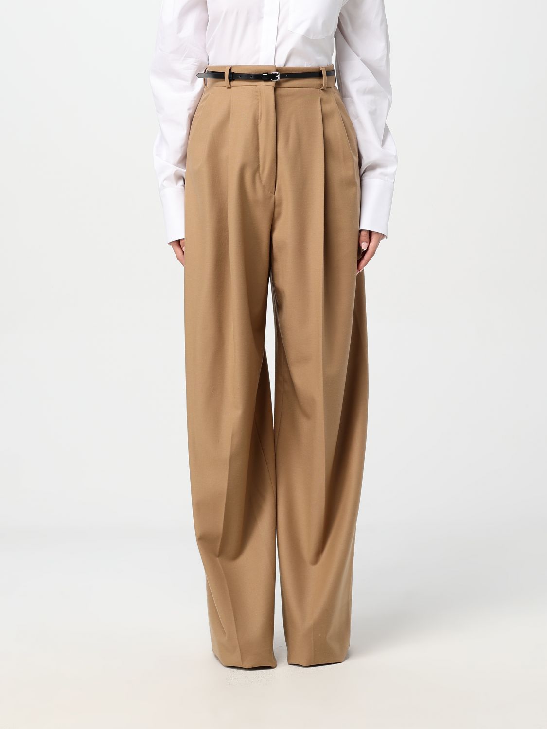 Sportmax Pants  Woman Color Brown In 棕色