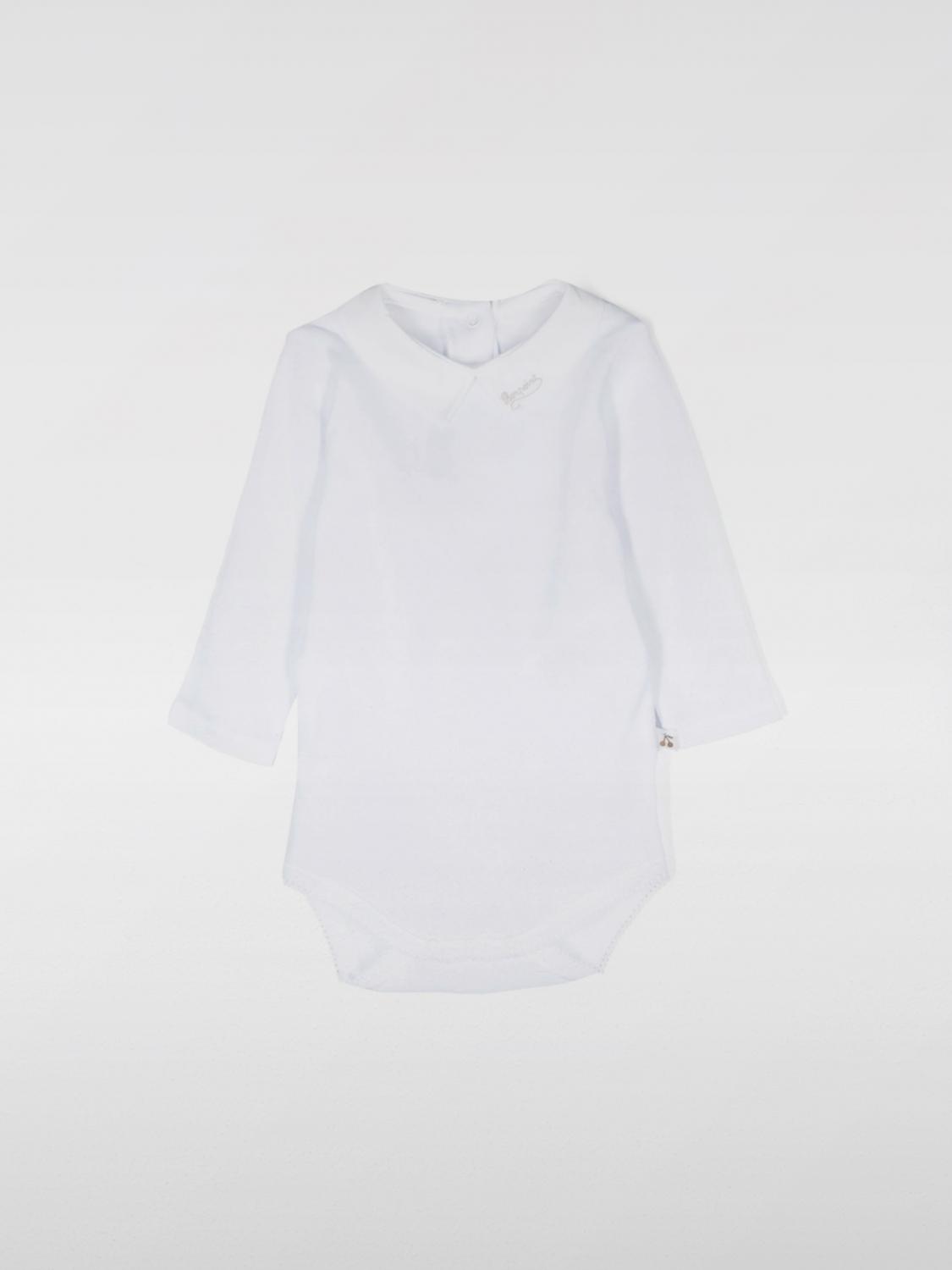 Shop Bonpoint Bodysuit  Kids Color White In Weiss