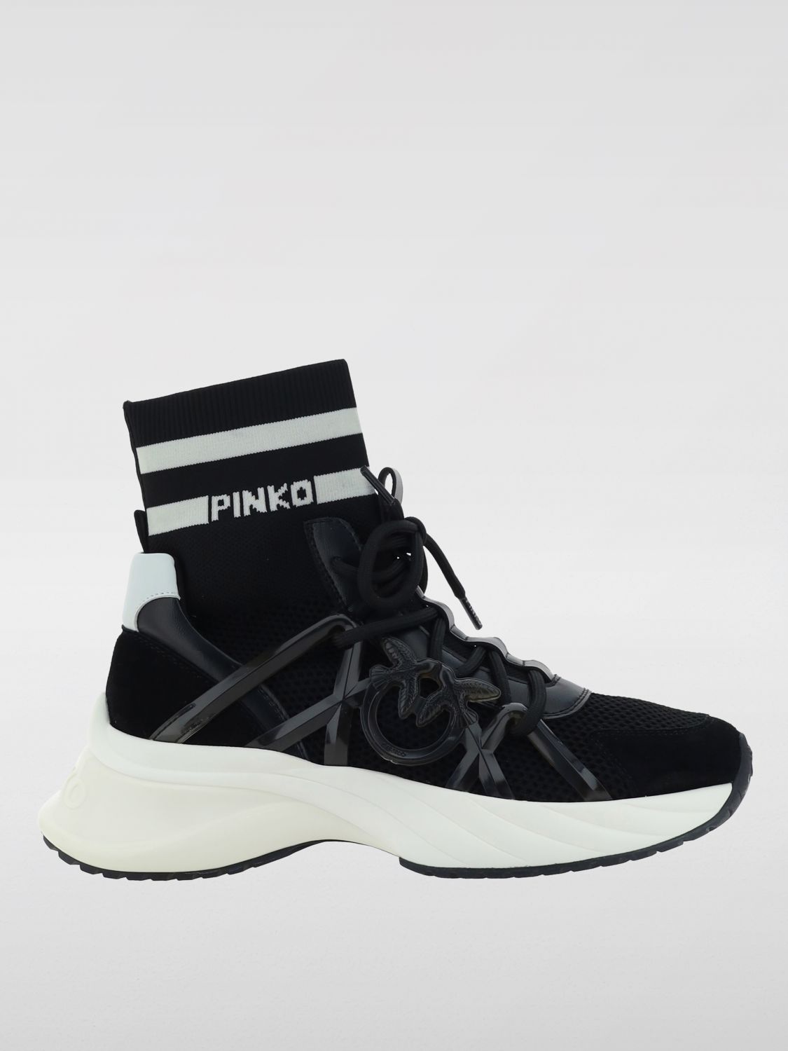 Shop Pinko Sneakers  Woman Color Black In Schwarz