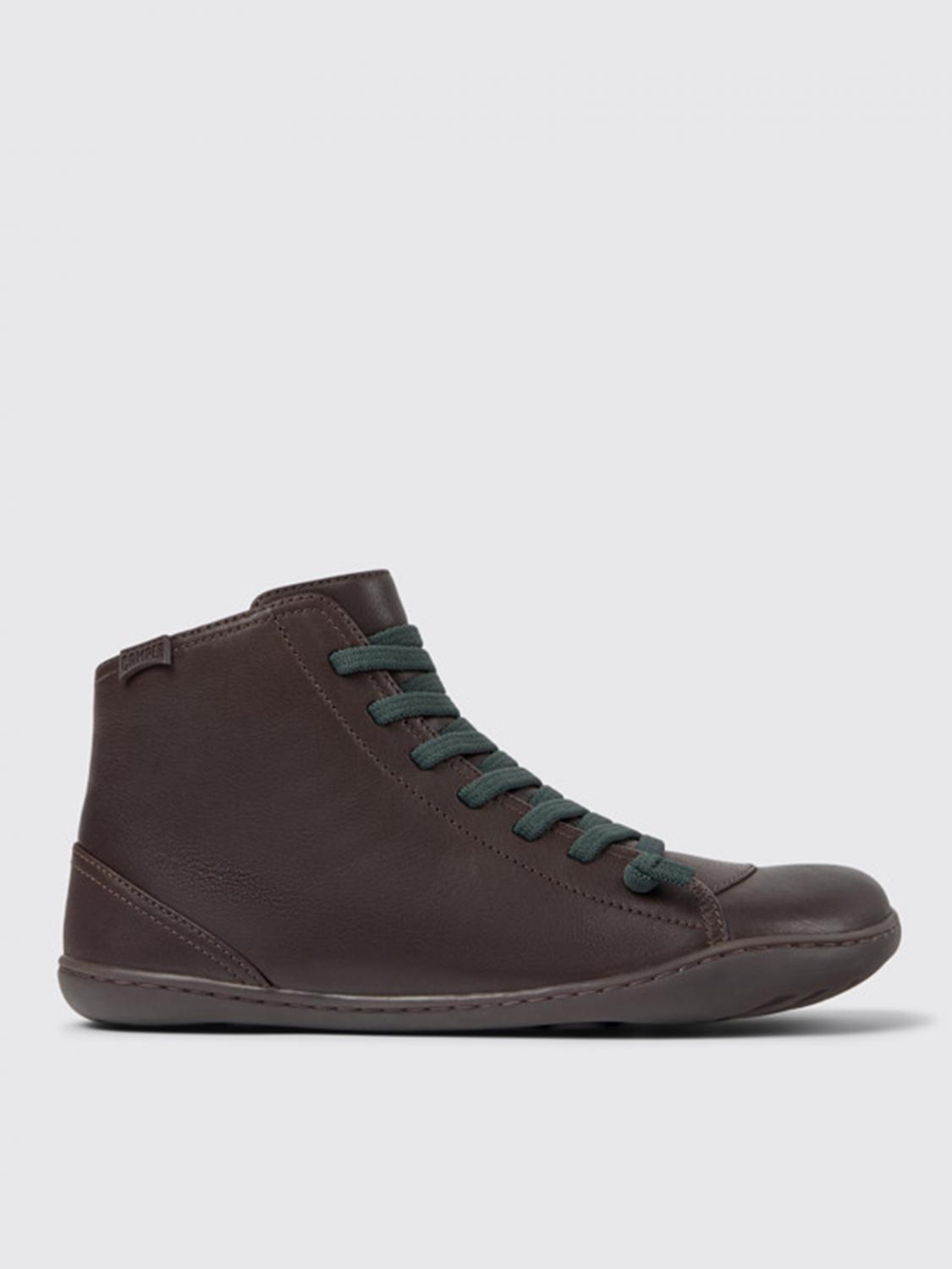 Camper Peu Cami Faux Fur Lined Boot In Braun