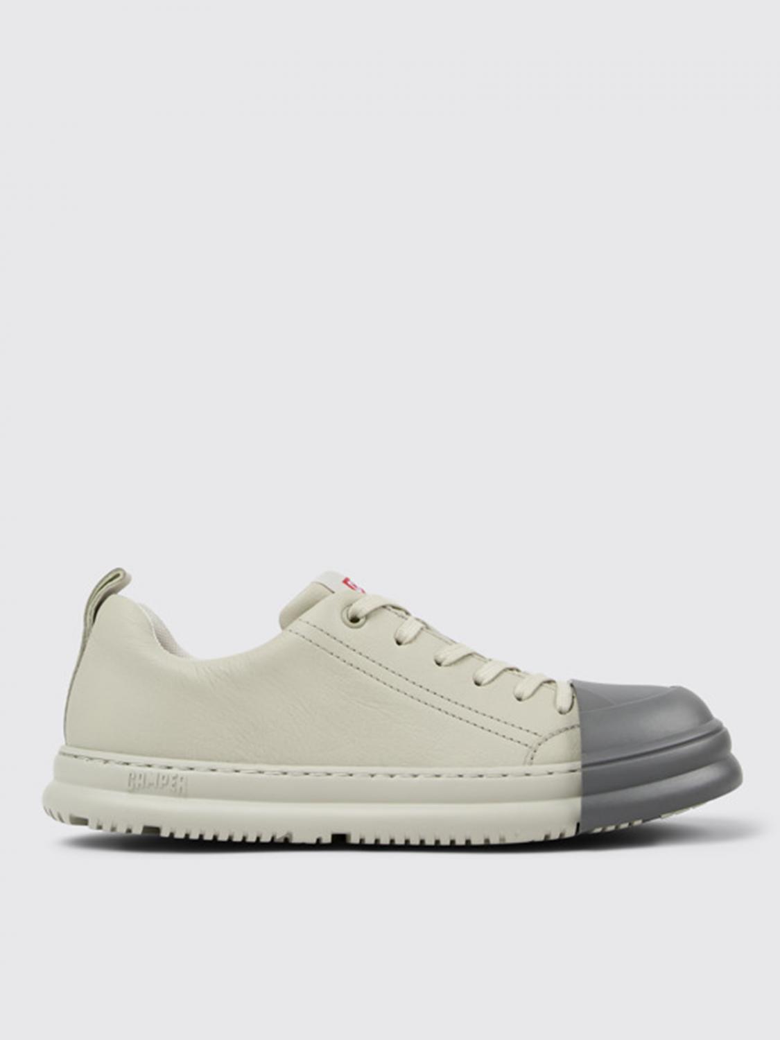 Camper Junction Runner Leather Sneakers In Grau