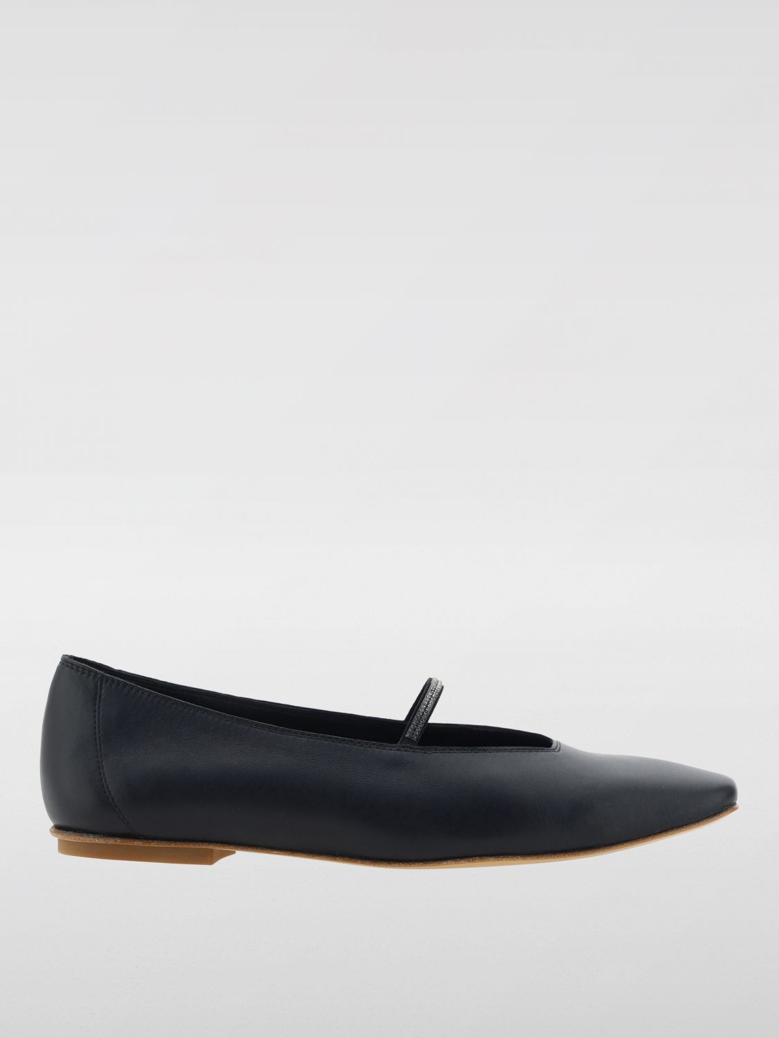 Shop Pedro Garcia Ballet Flats  Woman Color Black In Schwarz