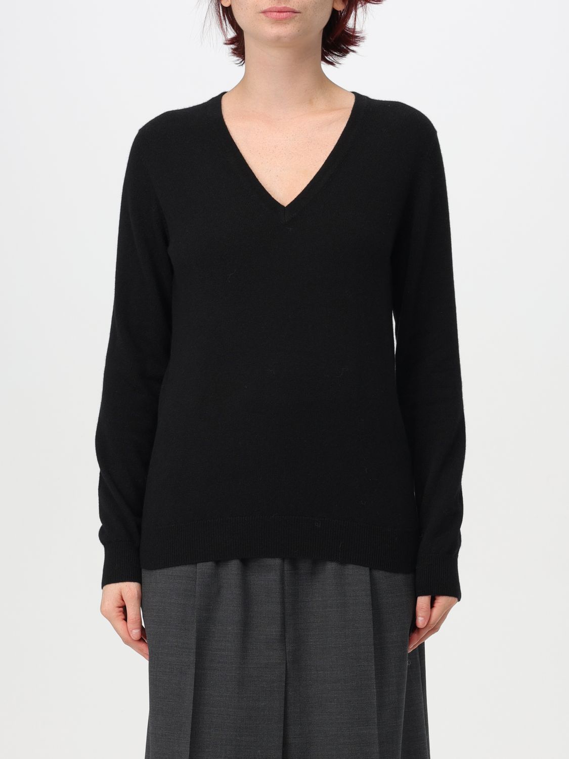 Shop Brunello Cucinelli Sweater  Woman Color Black In Schwarz