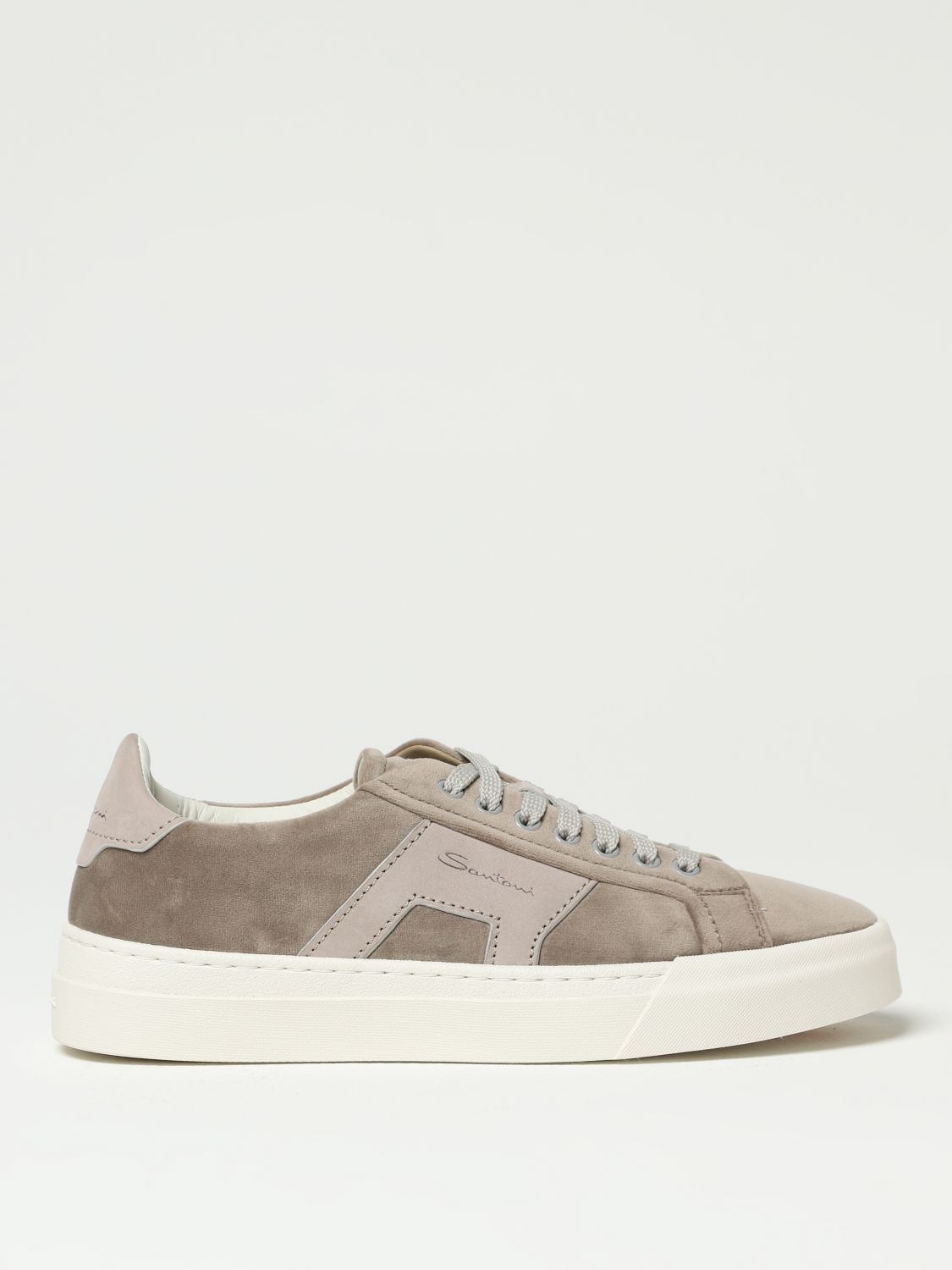 Shop Santoni Sneakers  Men Color Beige