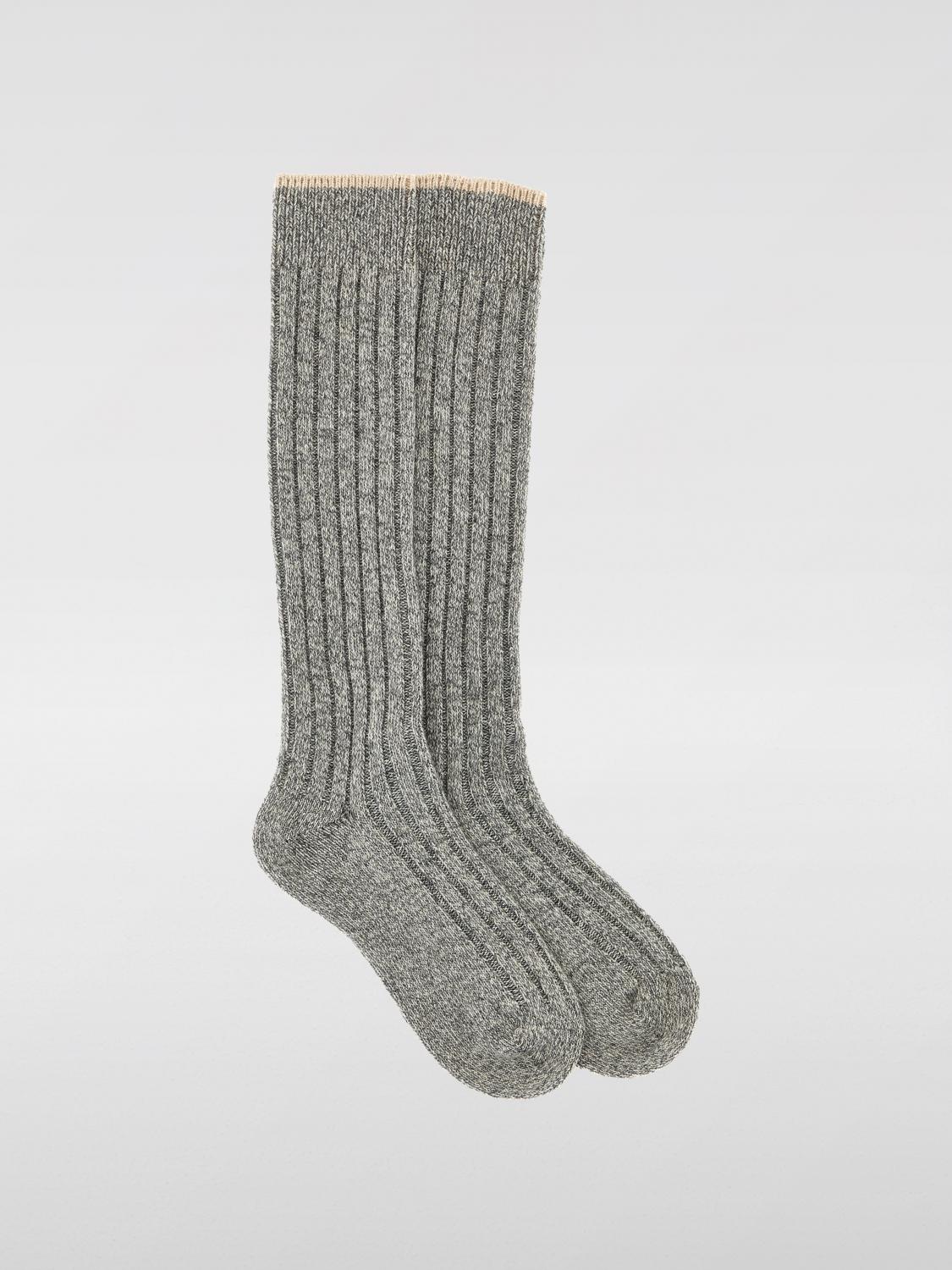 Shop Brunello Cucinelli Socks  Men Color Grey In Grau