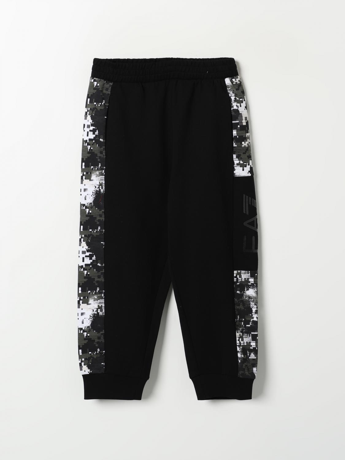 Ea7 Pants Kids Color Black In Schwarz