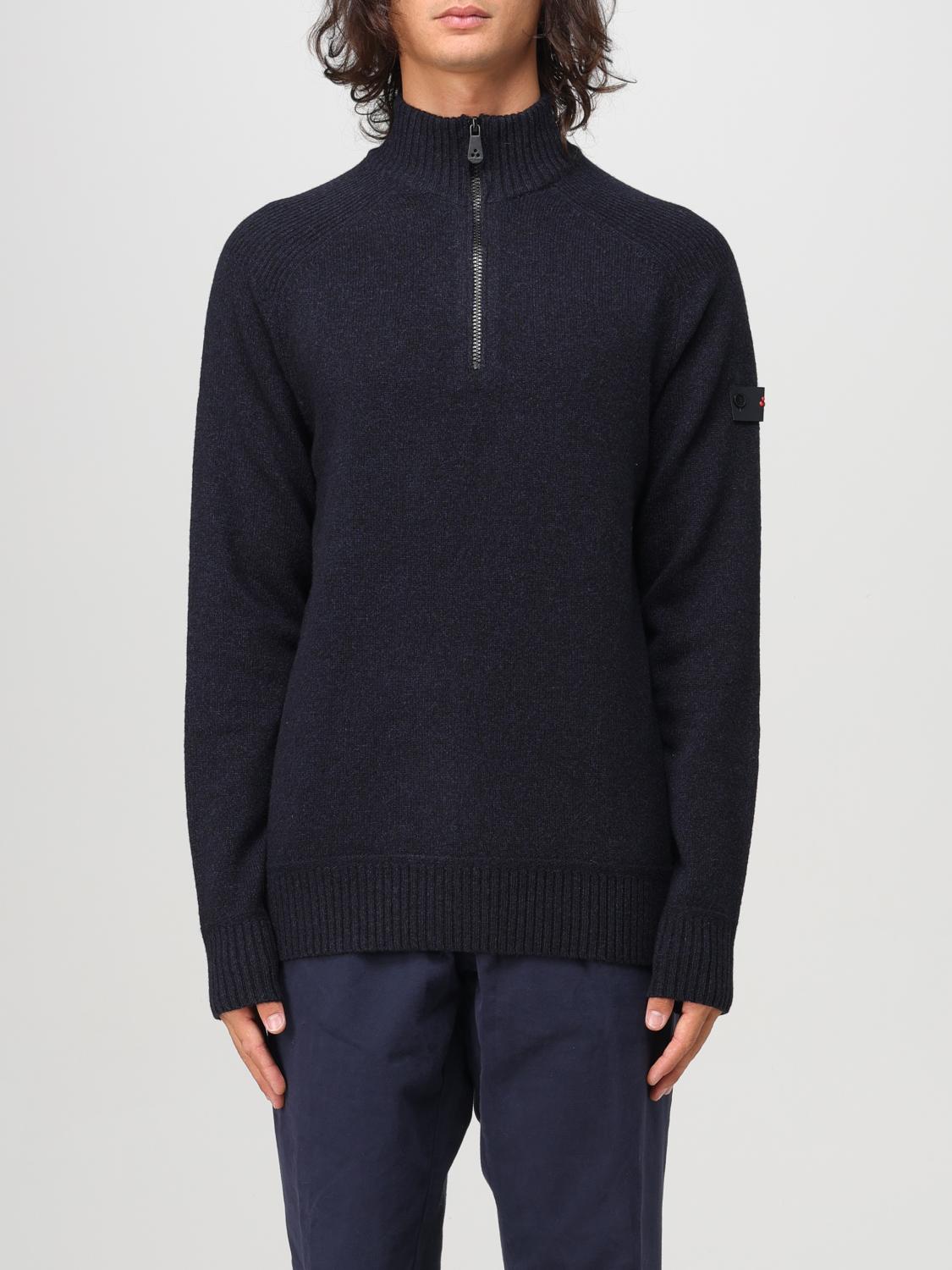 Shop Peuterey Sweater  Men Color Blue In Blau