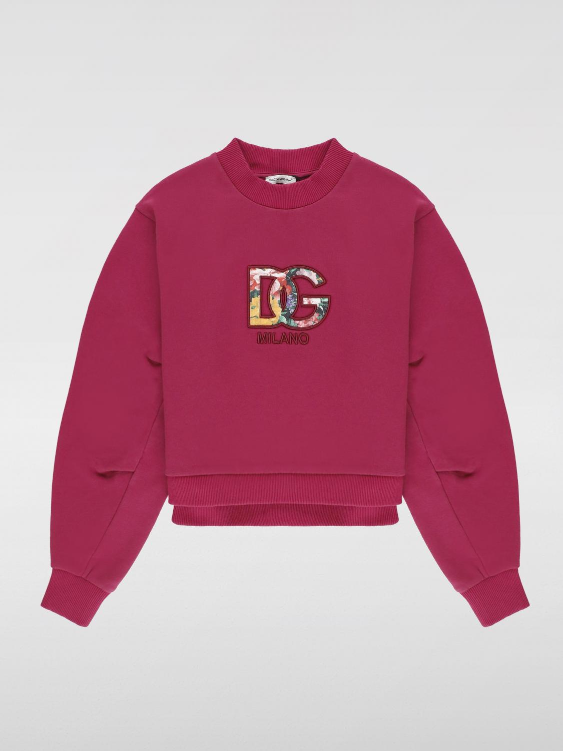 Shop Dolce & Gabbana Sweater  Kids Color Fuchsia