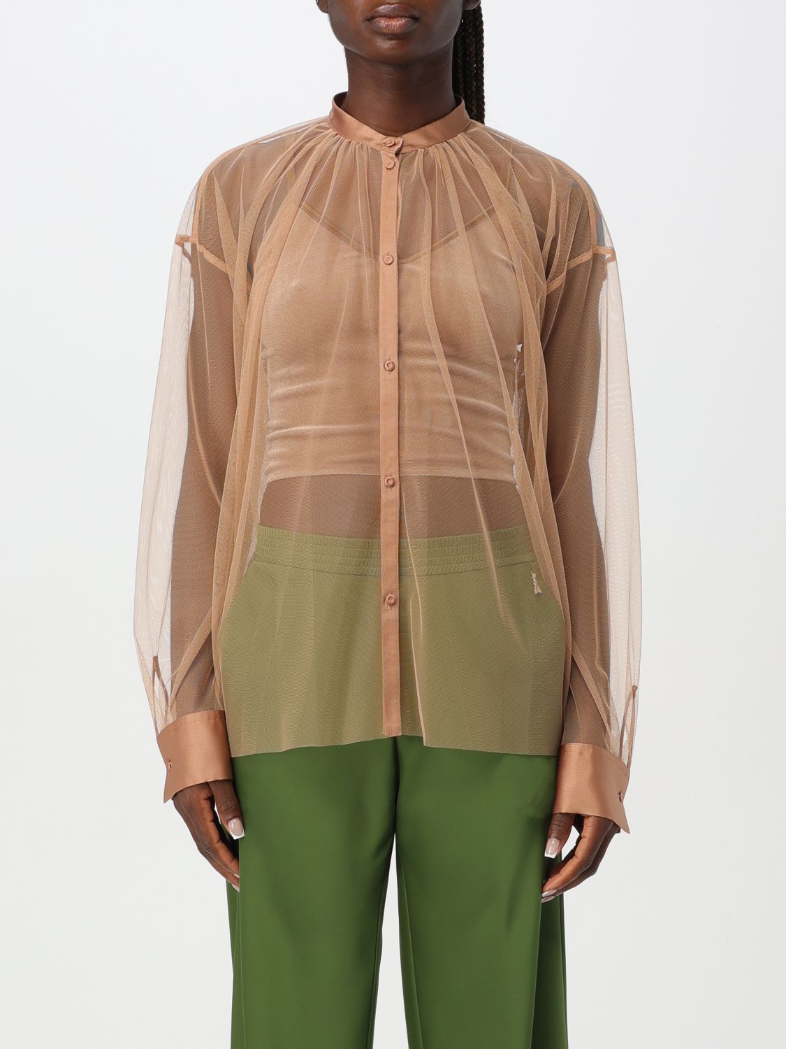 Shop Forte Forte Shirt  Woman Color Nude