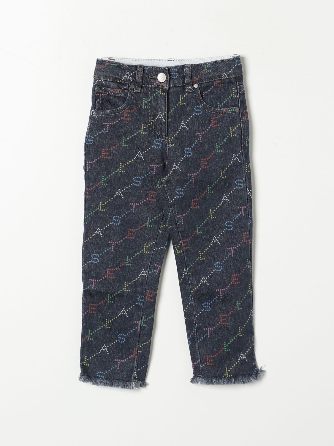 Shop Stella Mccartney Jeans  Kids Kids Color Grey In Grau