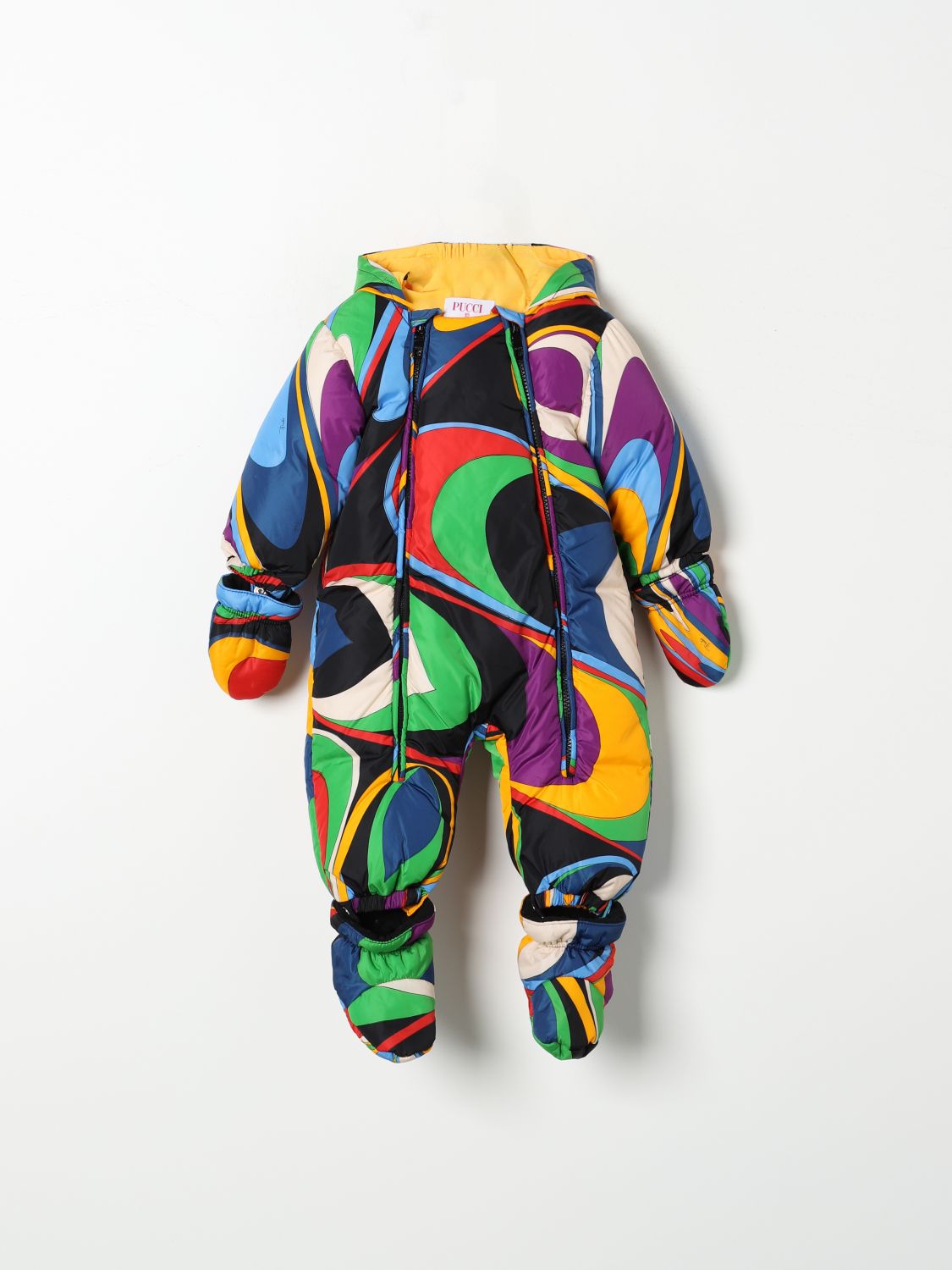 Shop Pucci Jacket  Kids Color Multicolor In Bunt