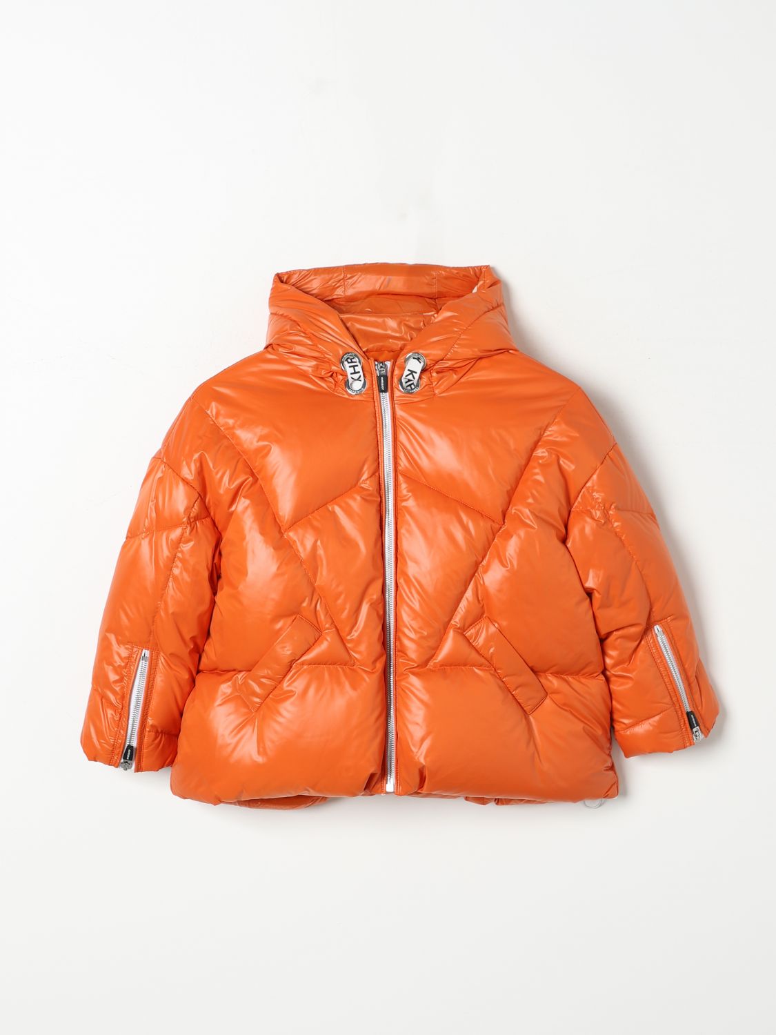 Shop Khrisjoy Jacket  Kids Color Rust In Rostbraun