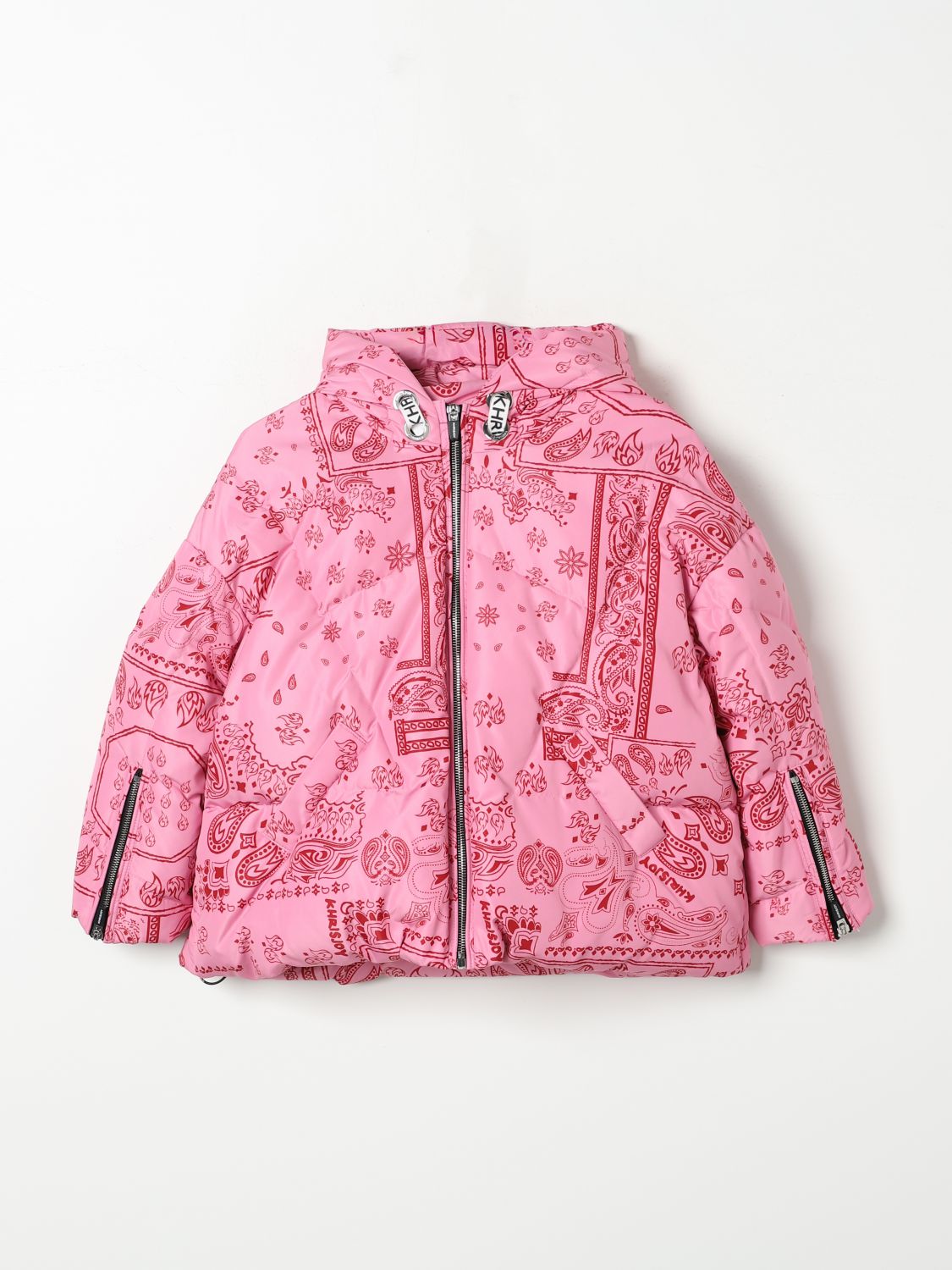 Shop Khrisjoy Jacket  Kids Color Fuchsia