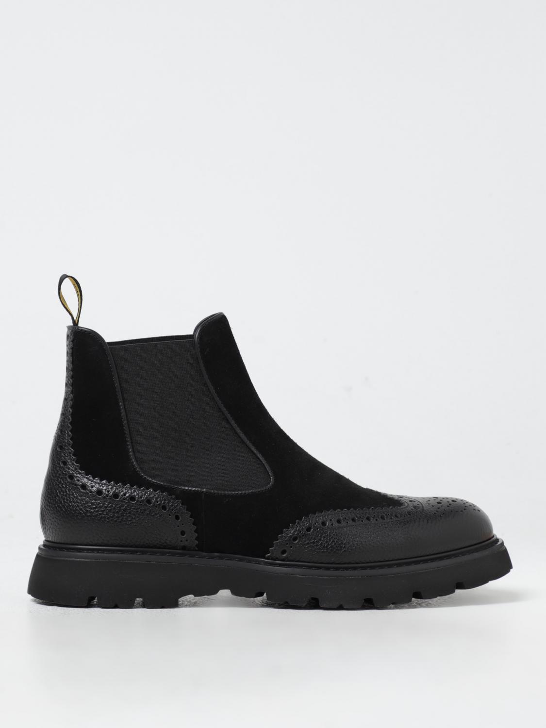 Shop Doucal's Boots  Men Color Black In Schwarz