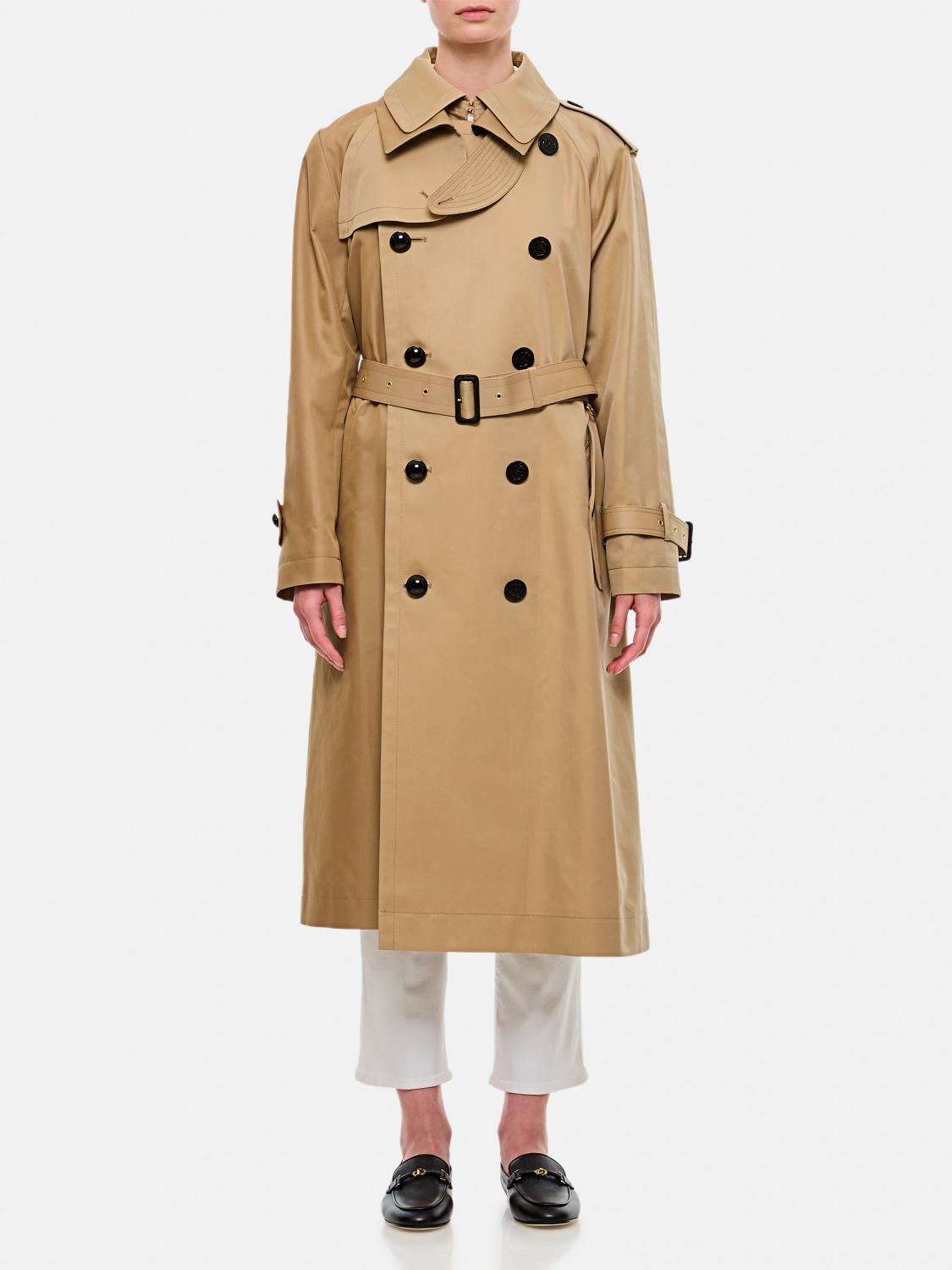 Sacai Trench Coat  Woman Color Beige