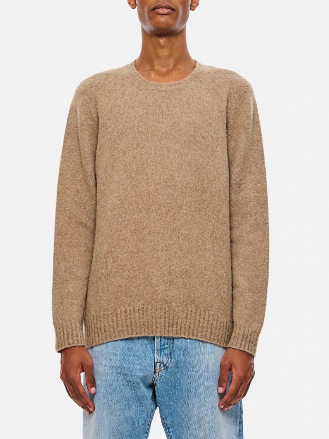 Shop Drumohr Sweater  Men Color Beige