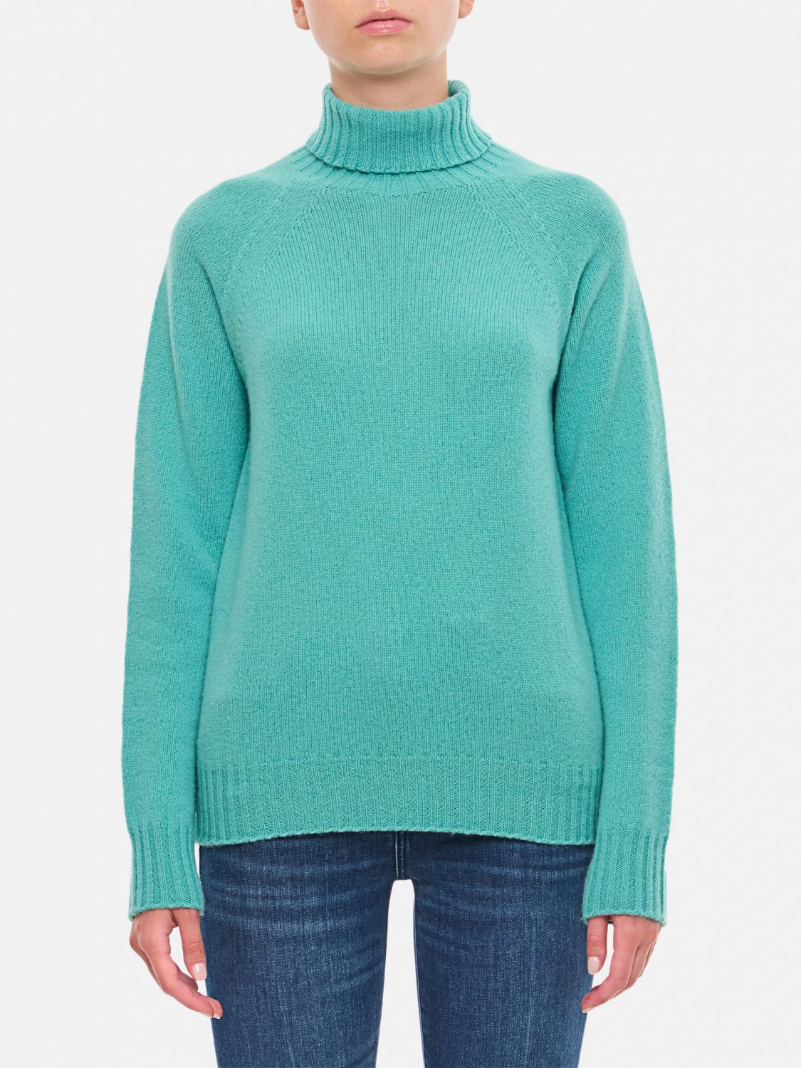 Shop Drumohr Sweater  Woman Color Gnawed Blue In Hellblau