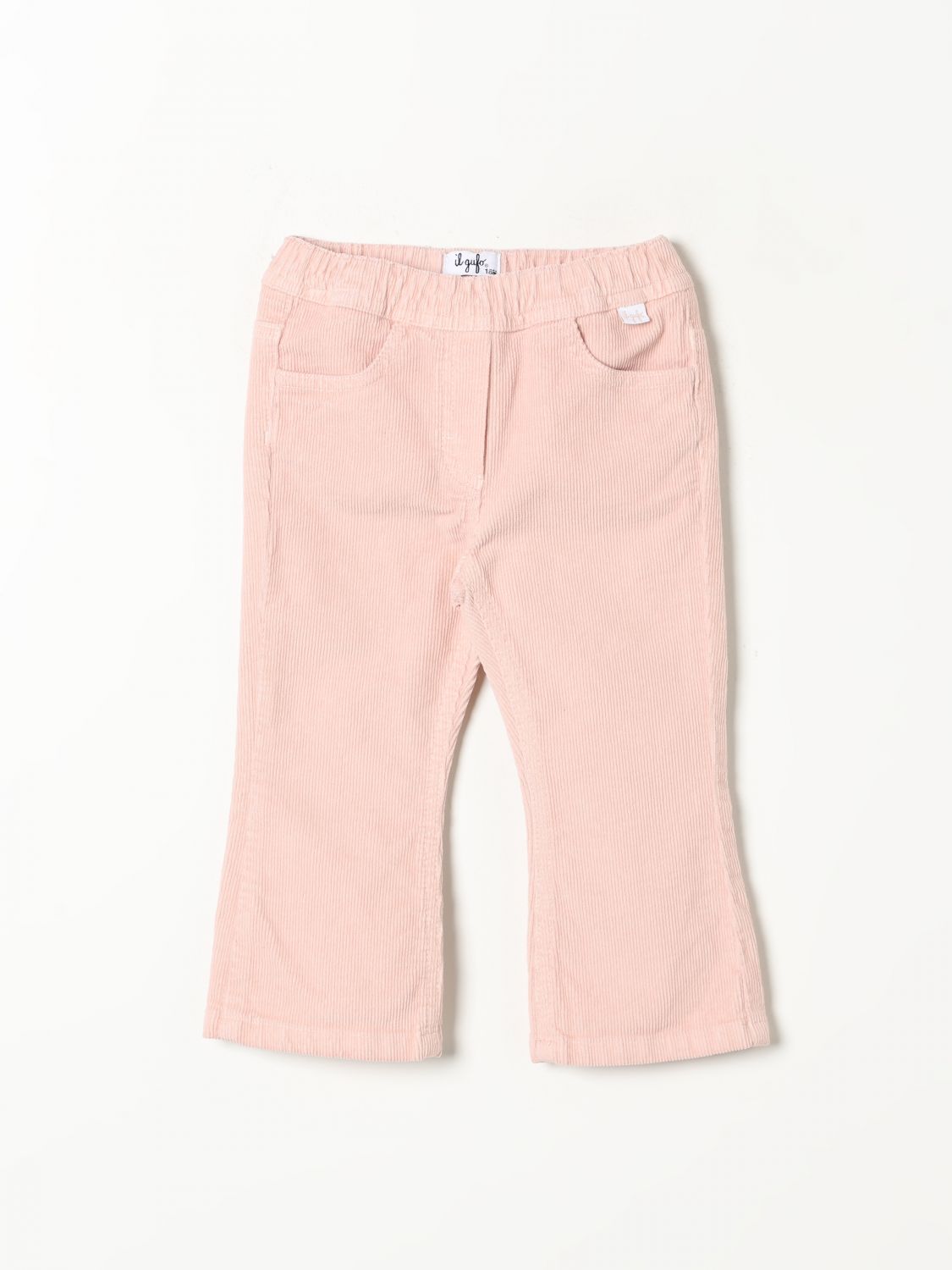 Shop Il Gufo Pants  Kids Color Pink