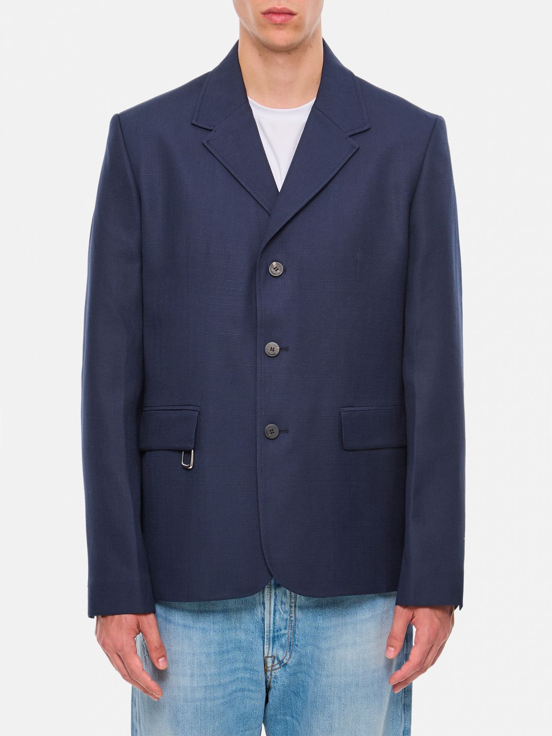 Shop Jacquemus Blazer  Men Color Blue In Blau