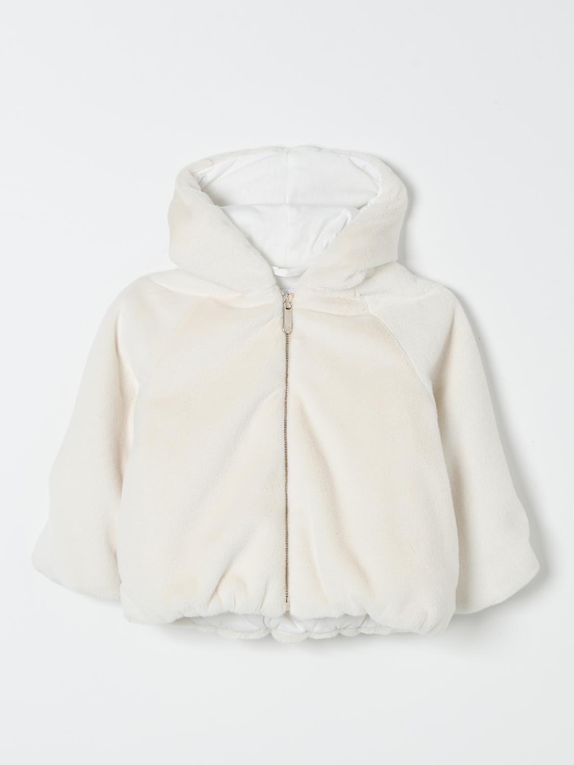 Shop Il Gufo Coats  Kids Color White In Weiss