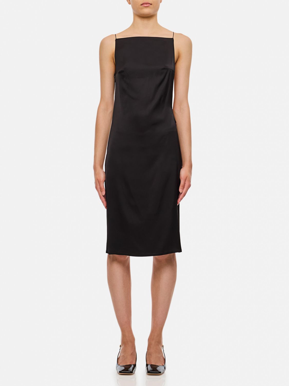 Shop Jacquemus Dress  Woman Color Black In Schwarz