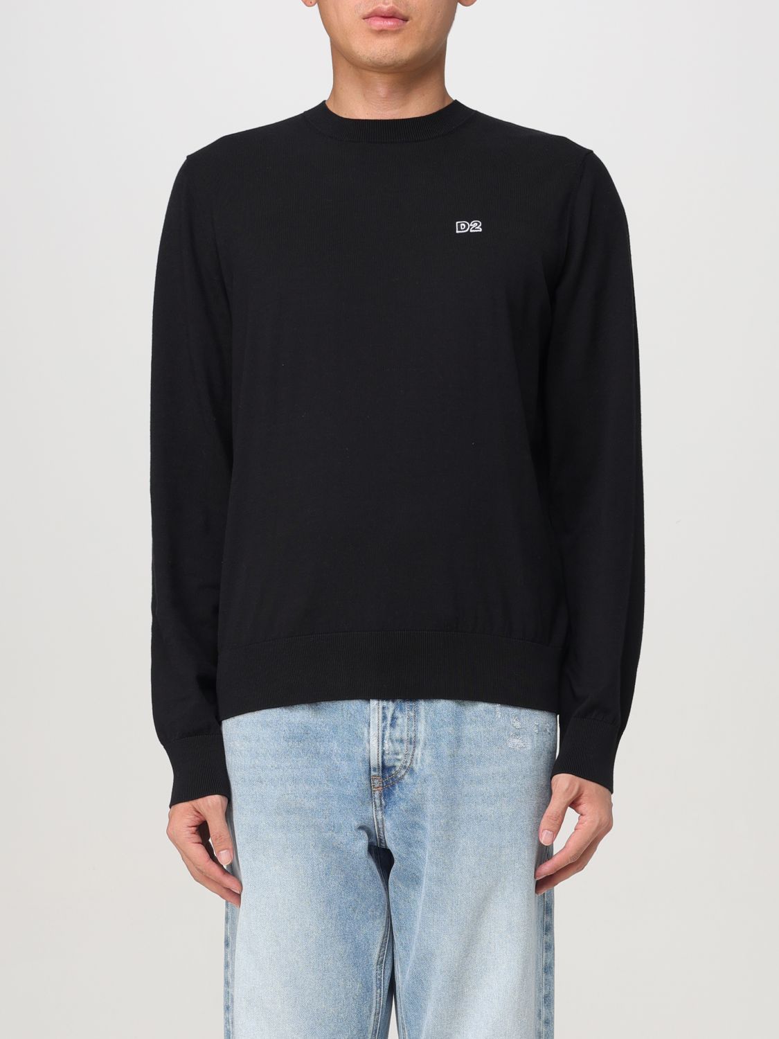 Shop Dsquared2 Sweater  Men Color Black In Schwarz