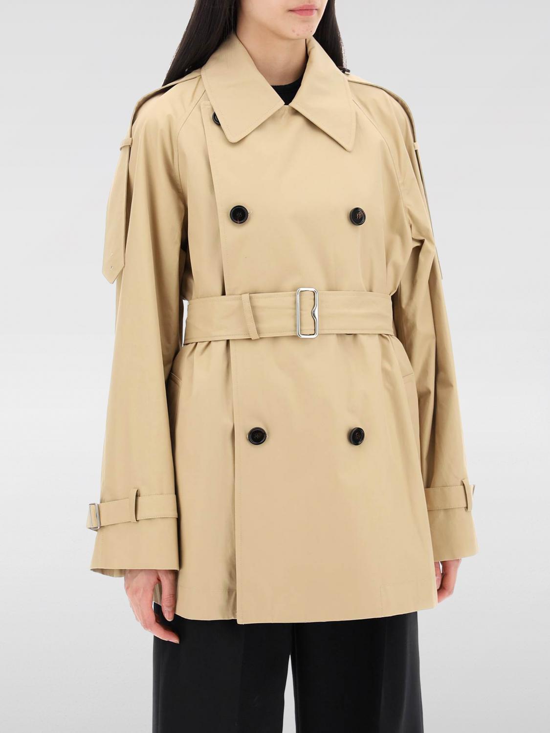 Trench Coat Burberry Woman Color Beige