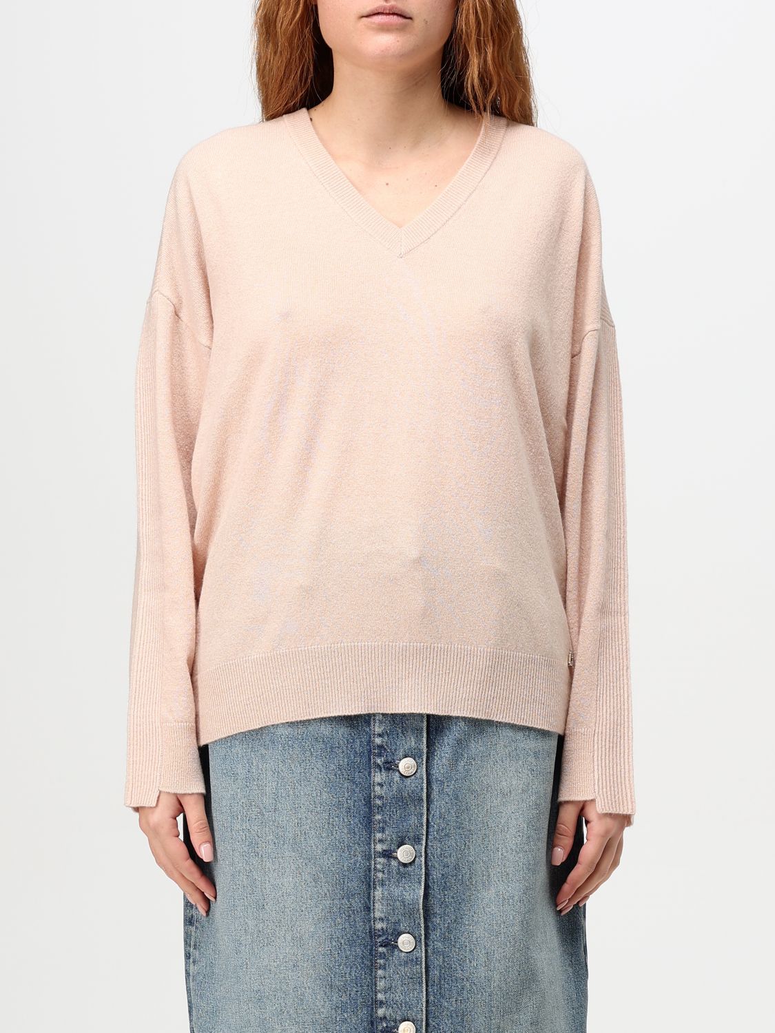 Shop Liu •jo Sweatshirt Liu Jo Woman Color Pink