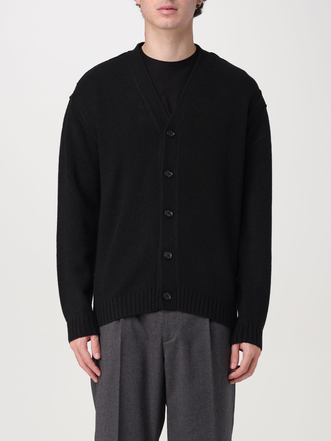 Shop Paolo Pecora Sweater  Men Color Black In Schwarz