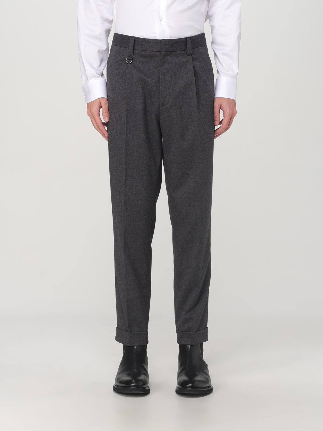 Shop Paolo Pecora Pants  Men Color Grey In Grau