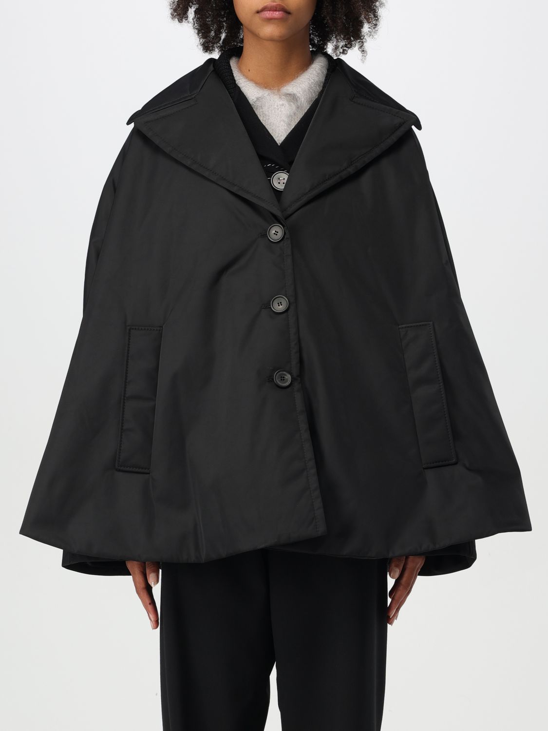 Shop Marni Jacket  Woman Color Black In Schwarz