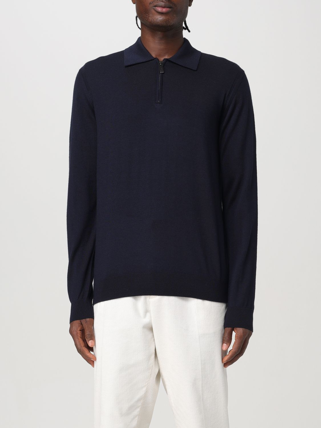 Shop Paolo Pecora Sweater  Men Color Blue In Blau