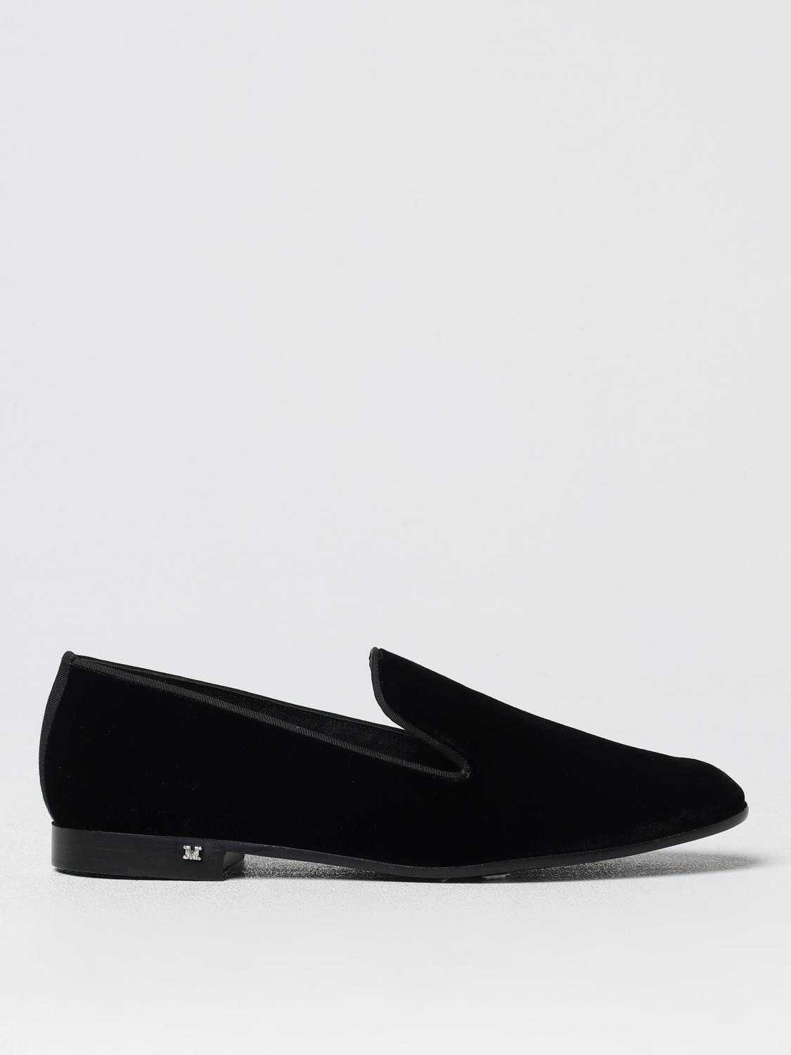 Shop Max Mara Loafers  Woman Color Black In Schwarz