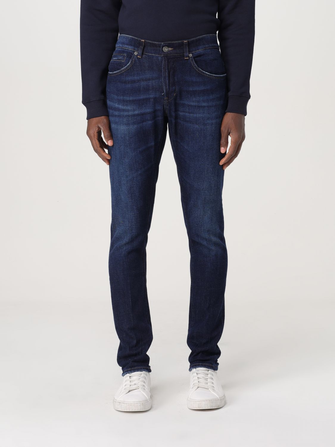 Shop Dondup Jeans  Men Color Blue In Blau