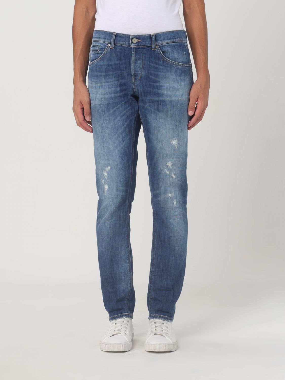 Shop Dondup Jeans  Men Color Denim