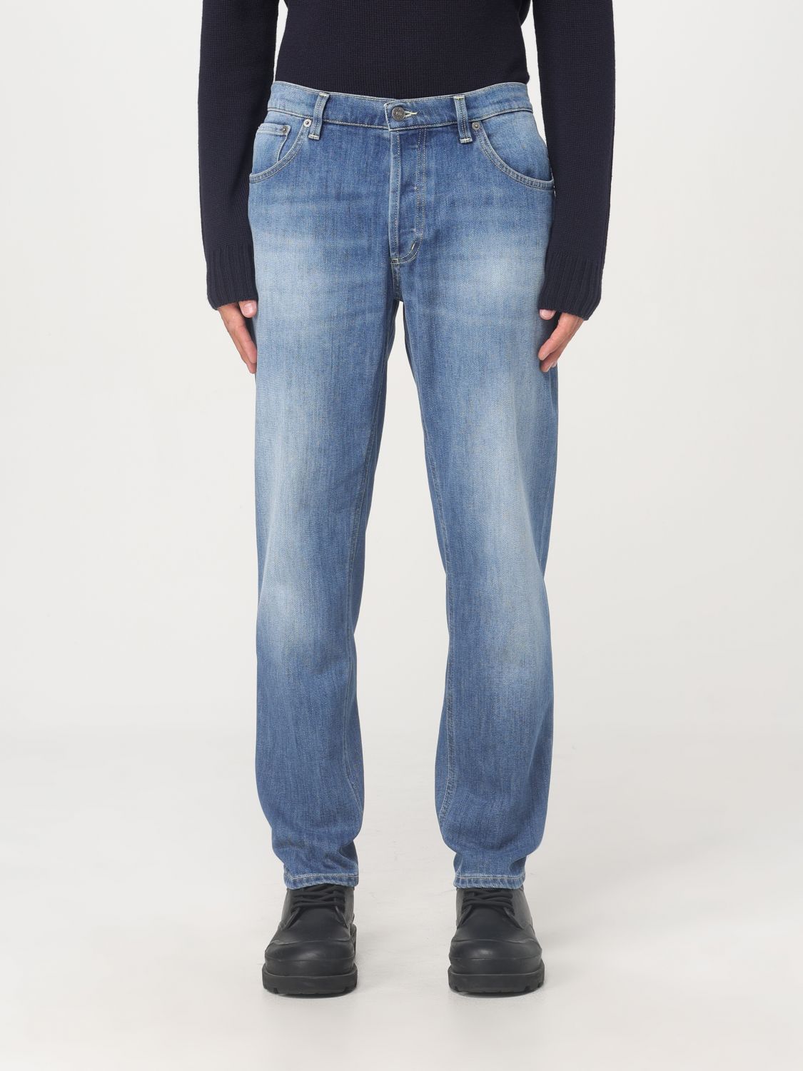 Shop Dondup Jeans  Men Color Blue In Blau