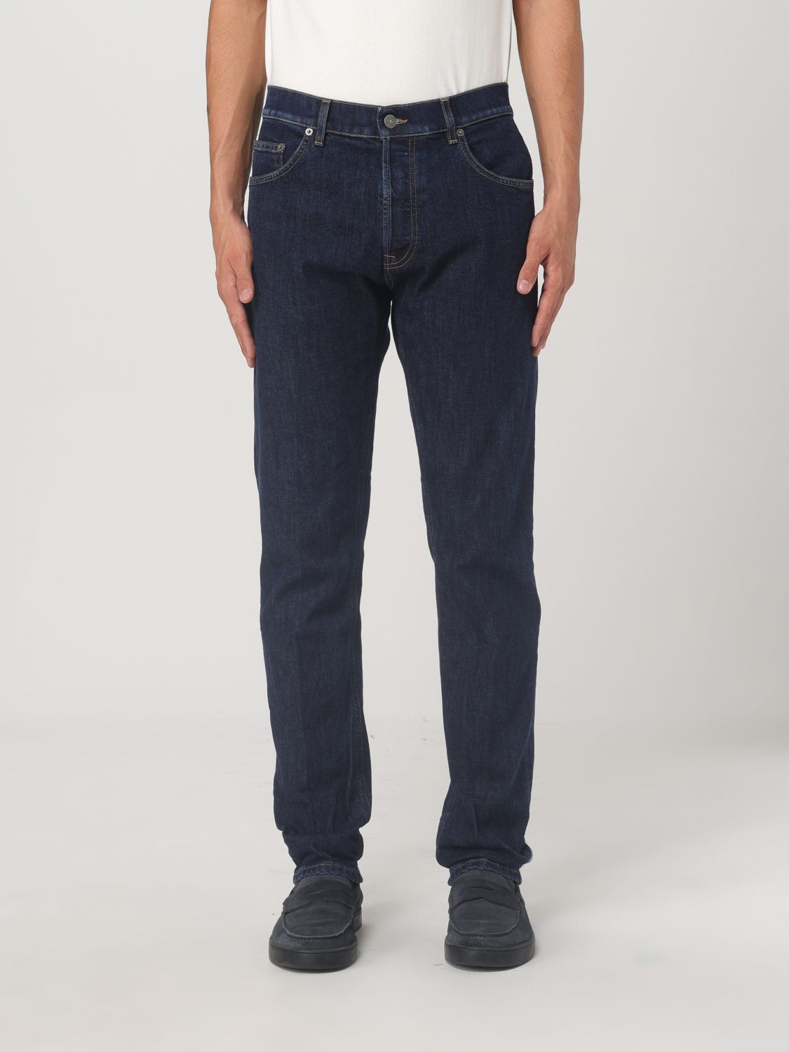 Shop Dondup Jeans  Men Color Denim