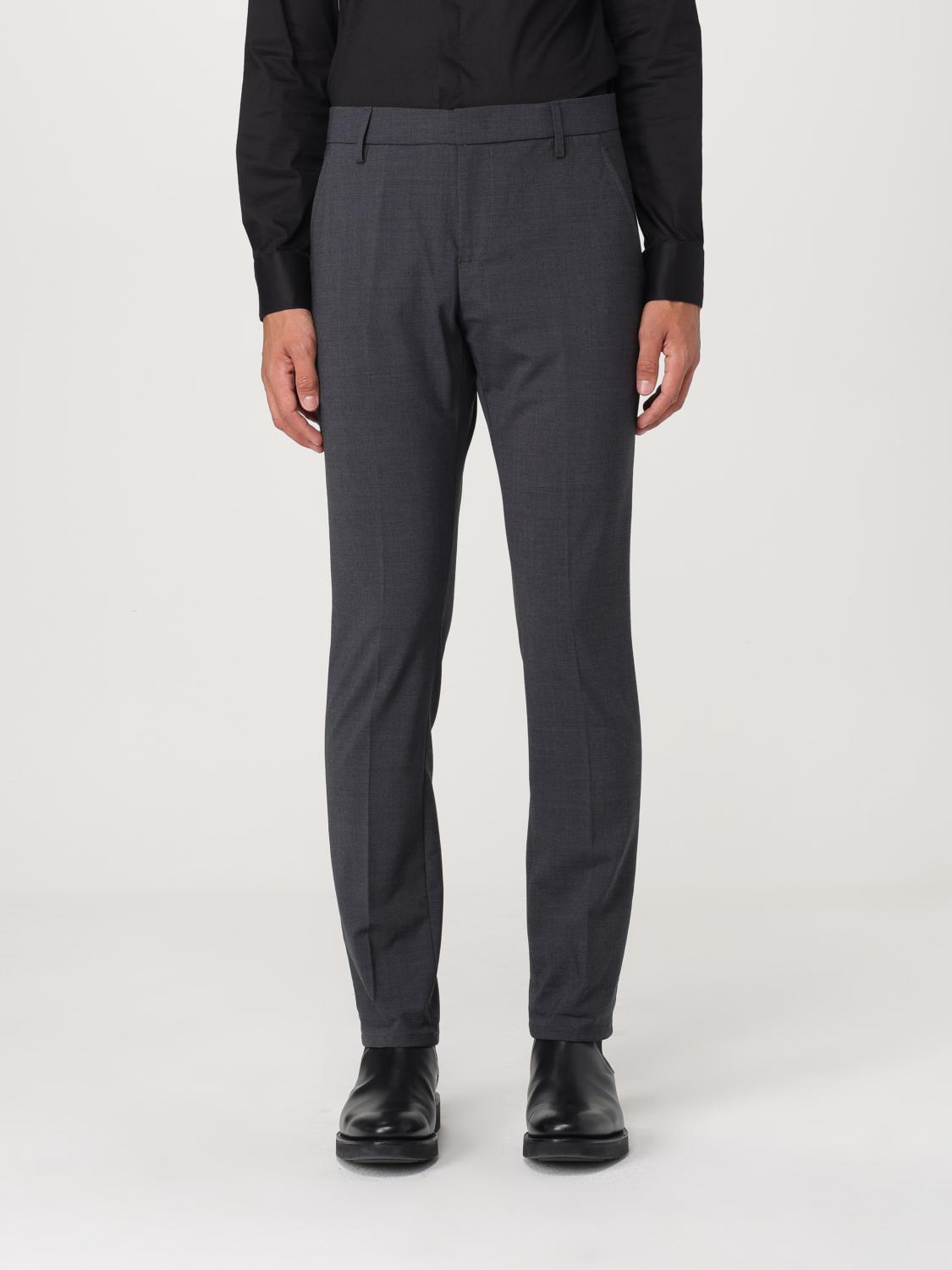 Dondup Pants Men Color Charcoal In Charcoal