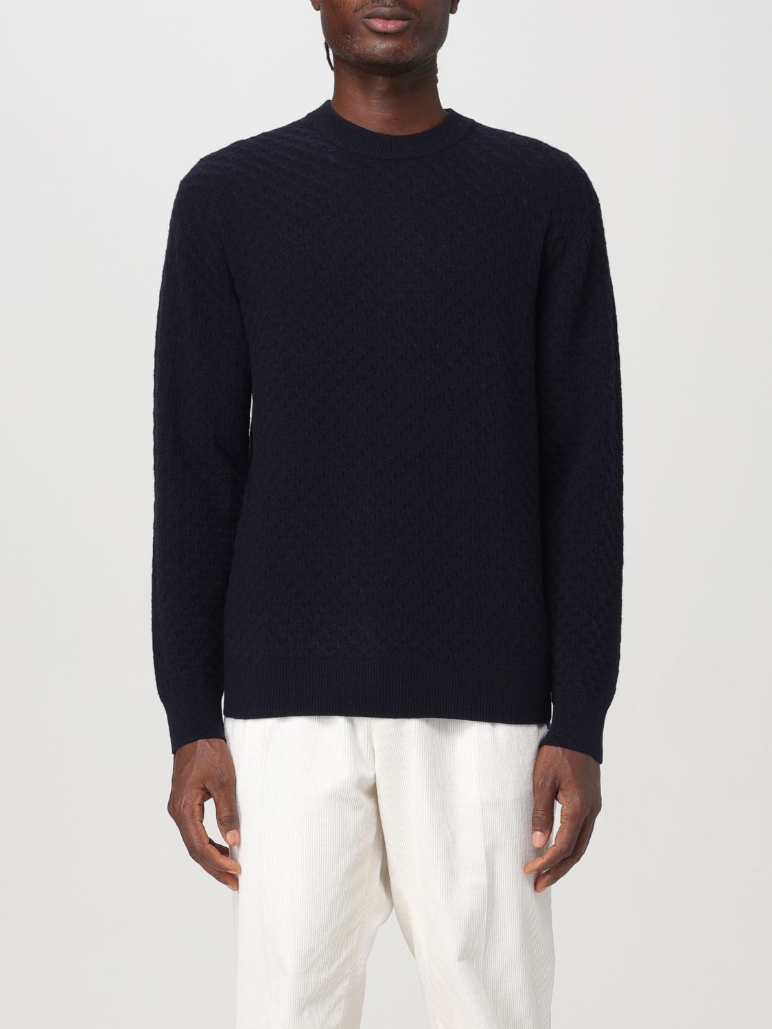 Shop Paolo Pecora Sweater  Men Color Blue In Blau