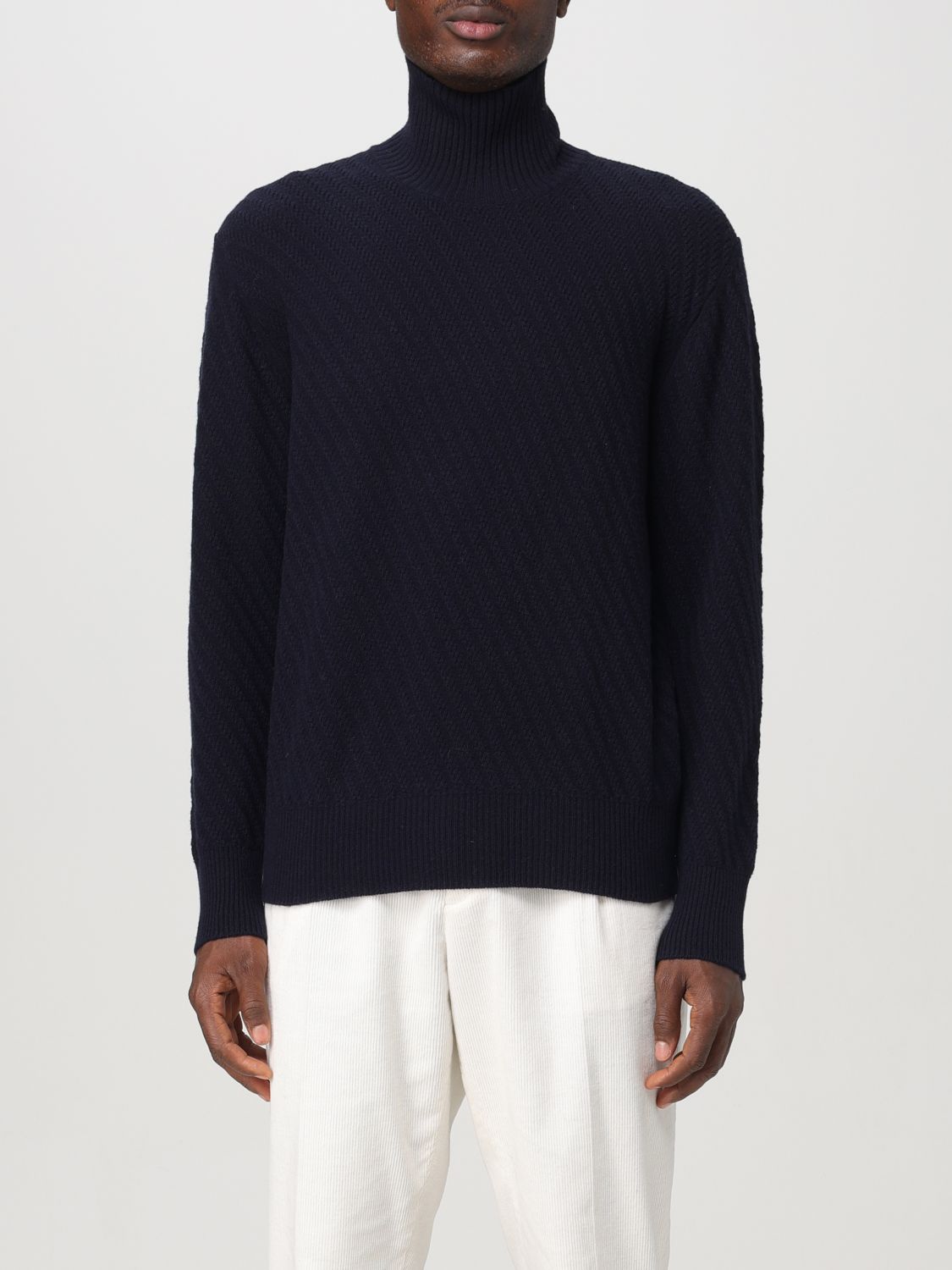 Shop Paolo Pecora Sweater  Men Color Blue In Blau