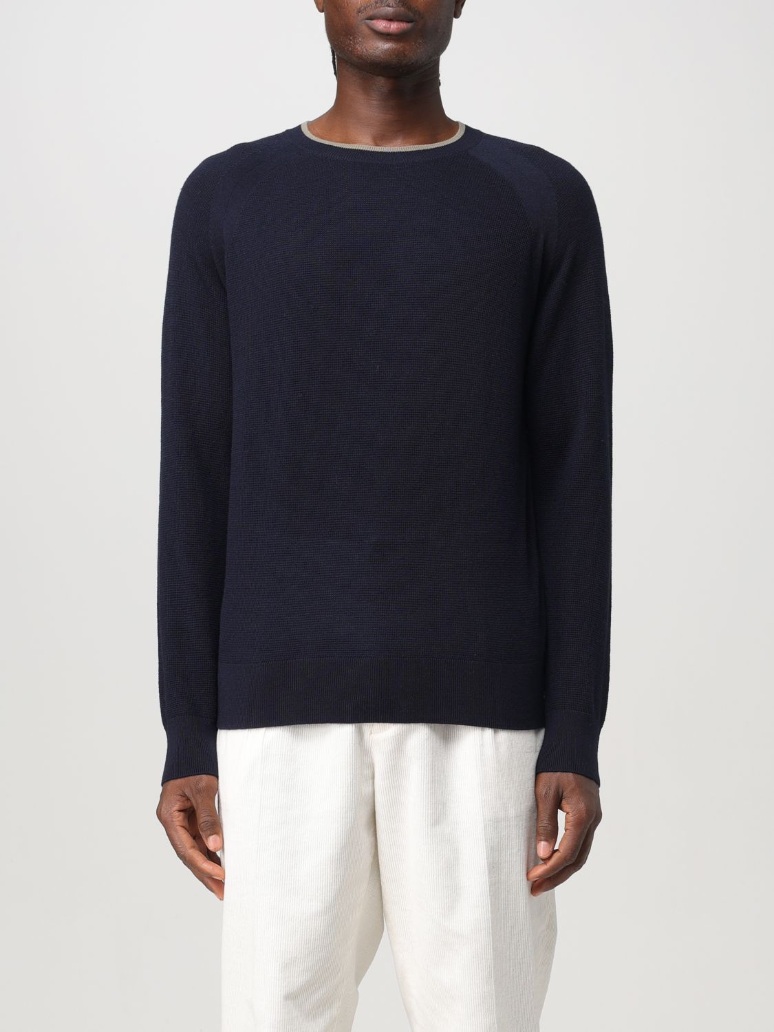 Shop Paolo Pecora Sweater  Men Color Blue In Blau