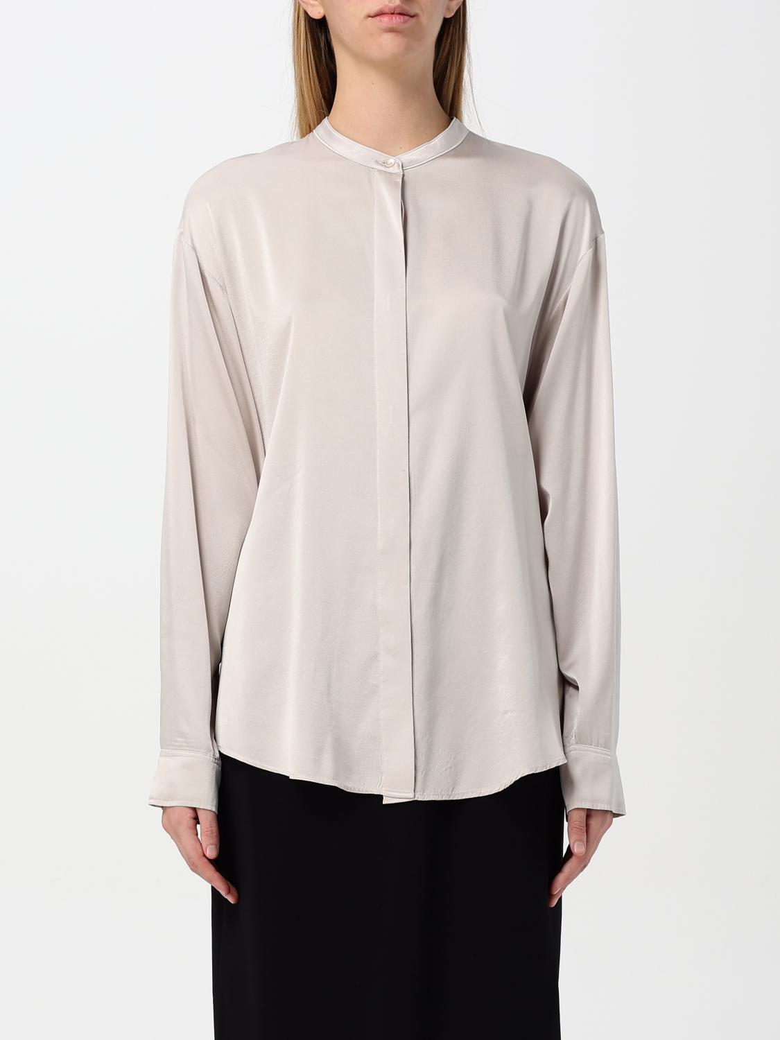 Shop Forte Forte Shirt  Woman Color Grey In Grau