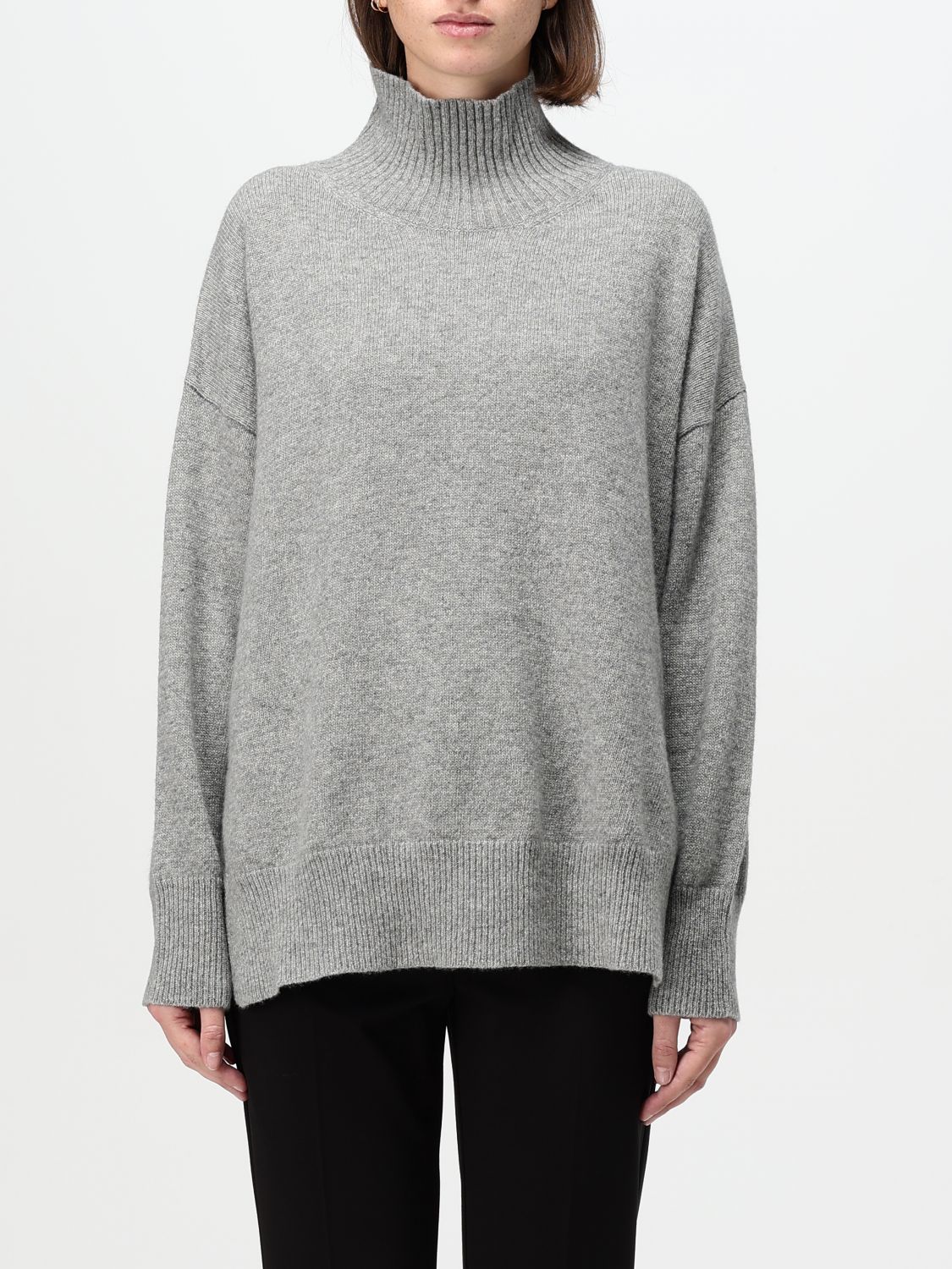 Roberto Collina Sweater  Woman Color Grey In 灰色