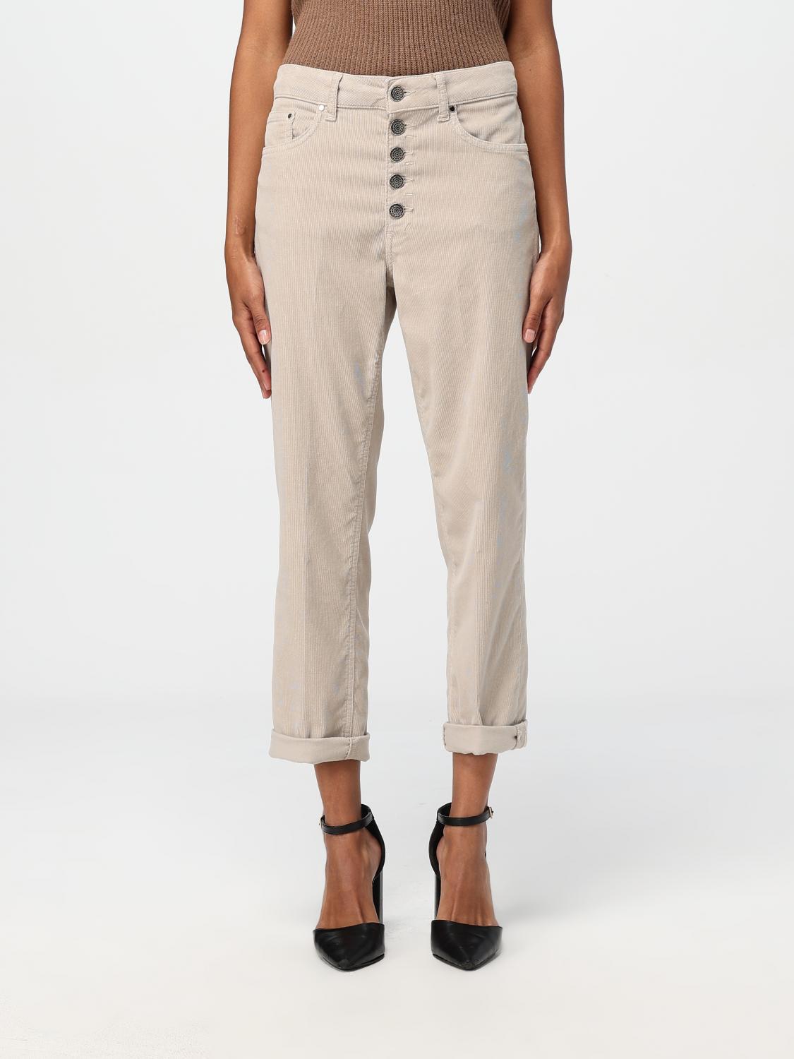 Dondup Trousers Featuring Bottom Cuffs And 5 Pockets In Multi
