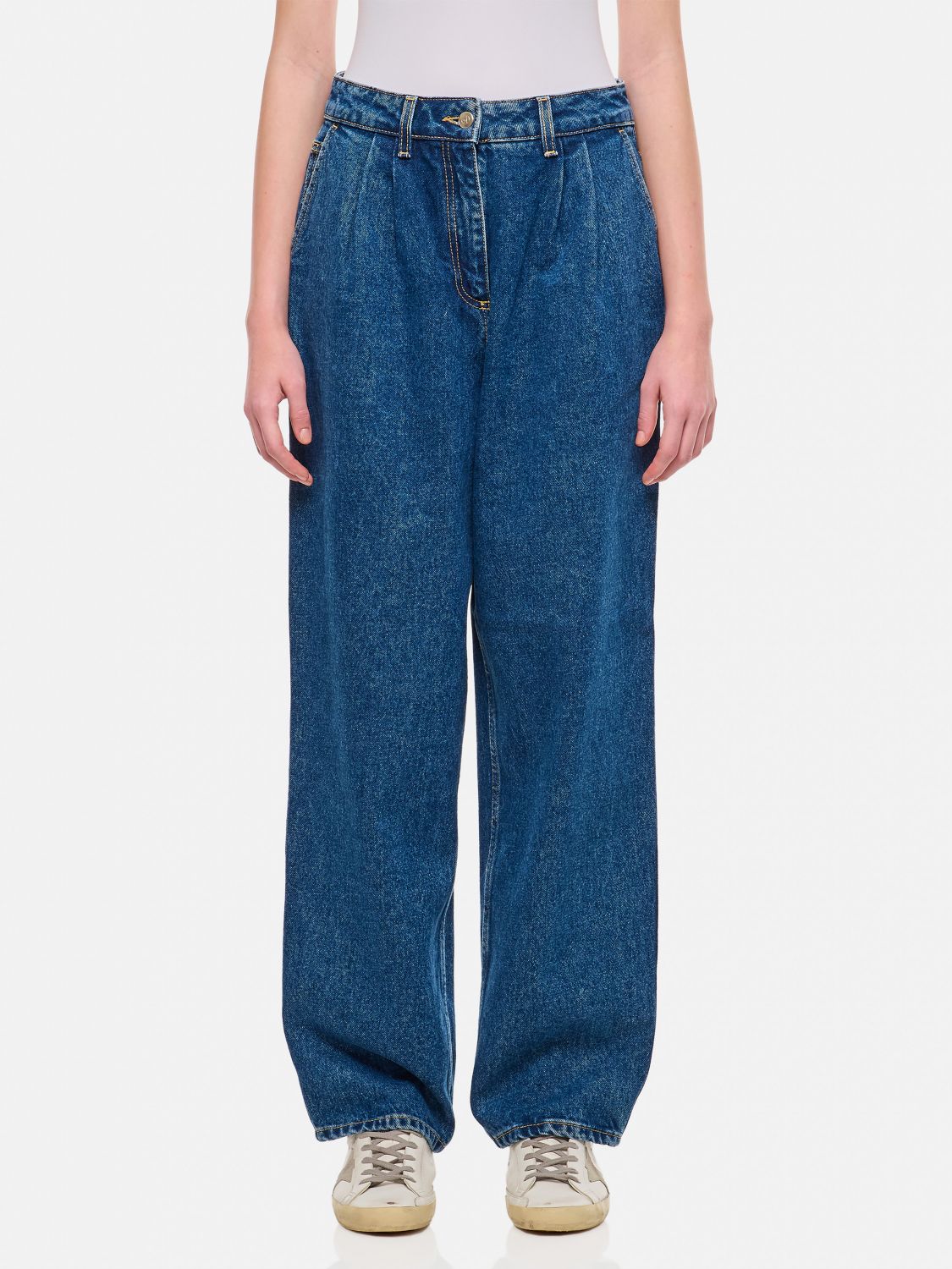 Shop Saks Potts Jeans  Woman Color Blue In Blau