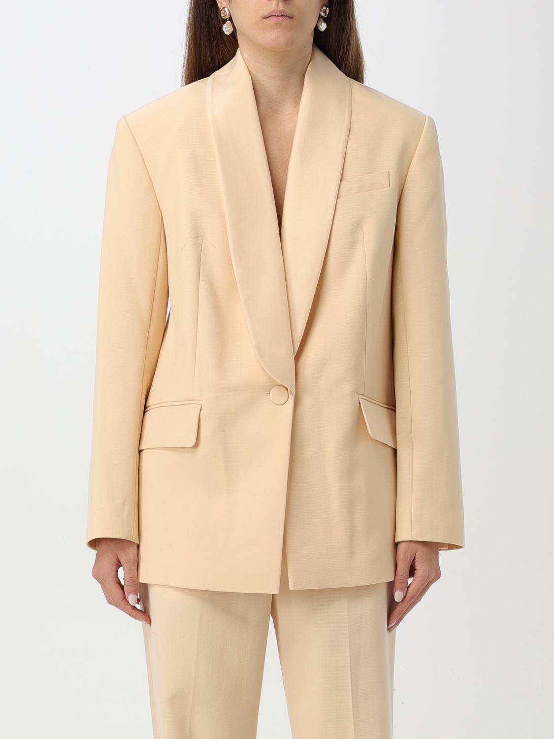 Zimmermann Illustration Shawl Tux Jacket Blazer And Suits Beige In Beige