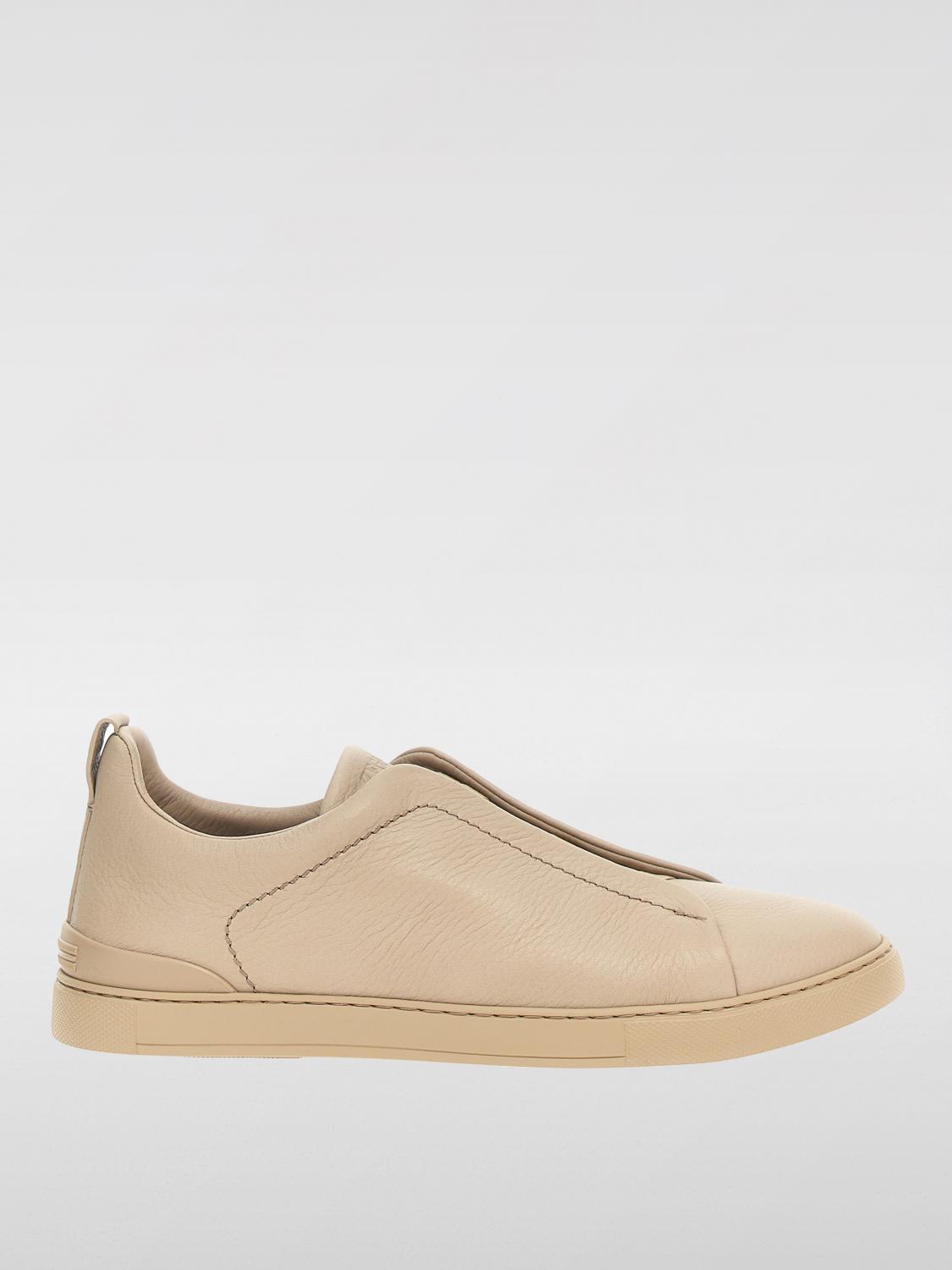 Shop Zegna Sneakers  Men Color Beige